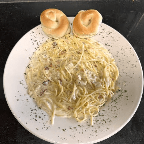Pasta with Carbonara Sauce