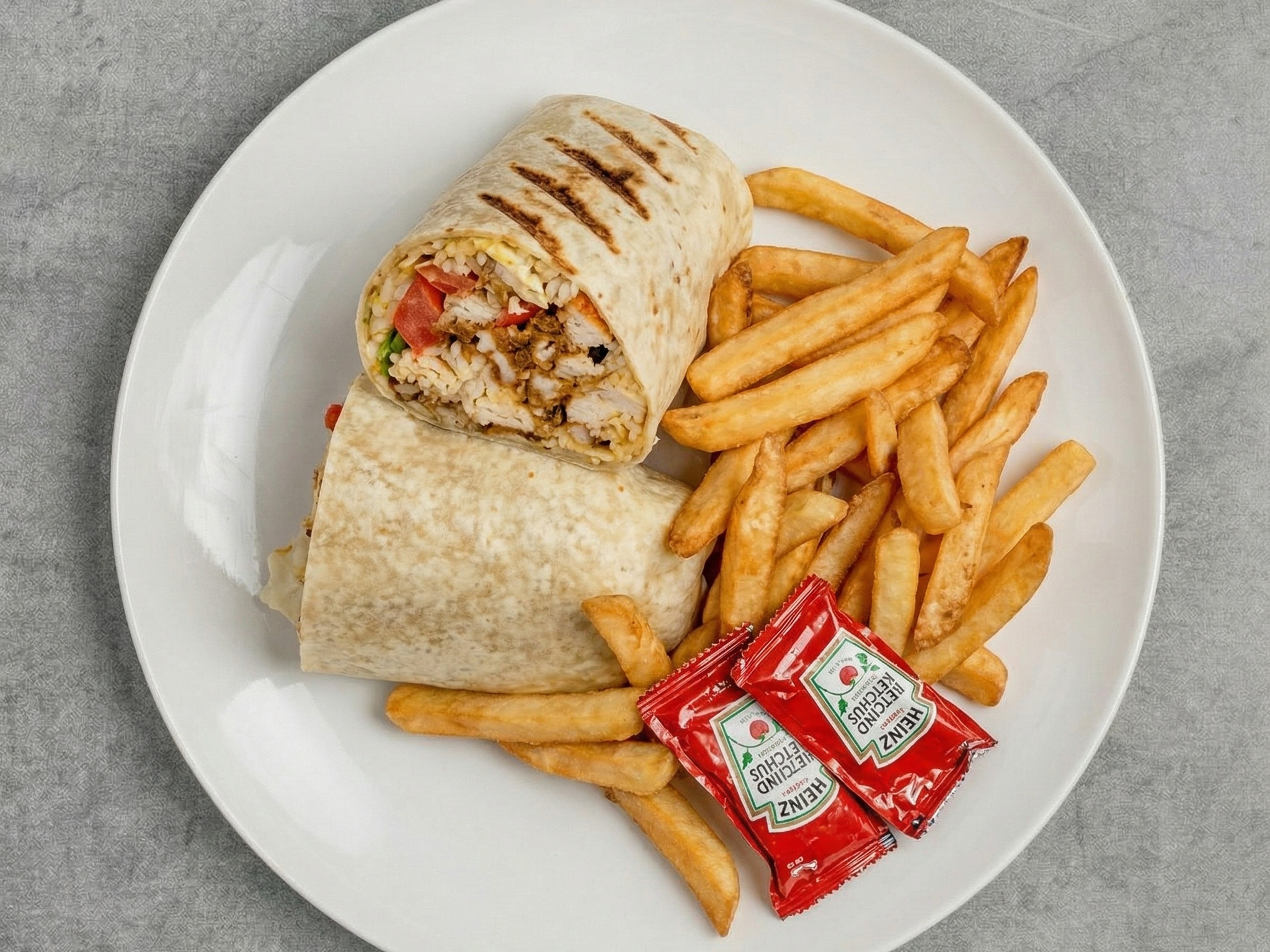 Chicken Caesar Hoagie Wrap