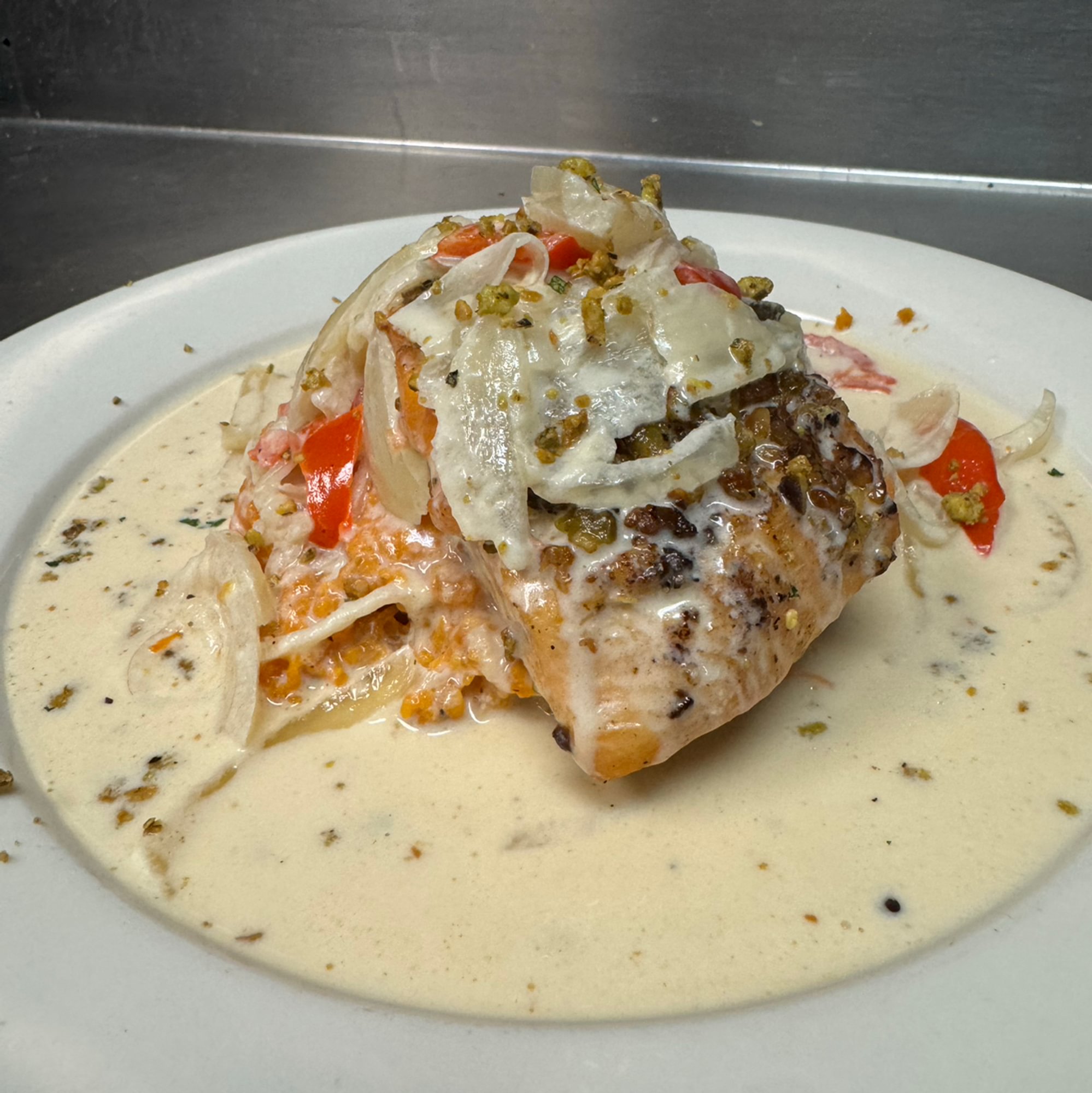Pistachio Encrusted Salmon