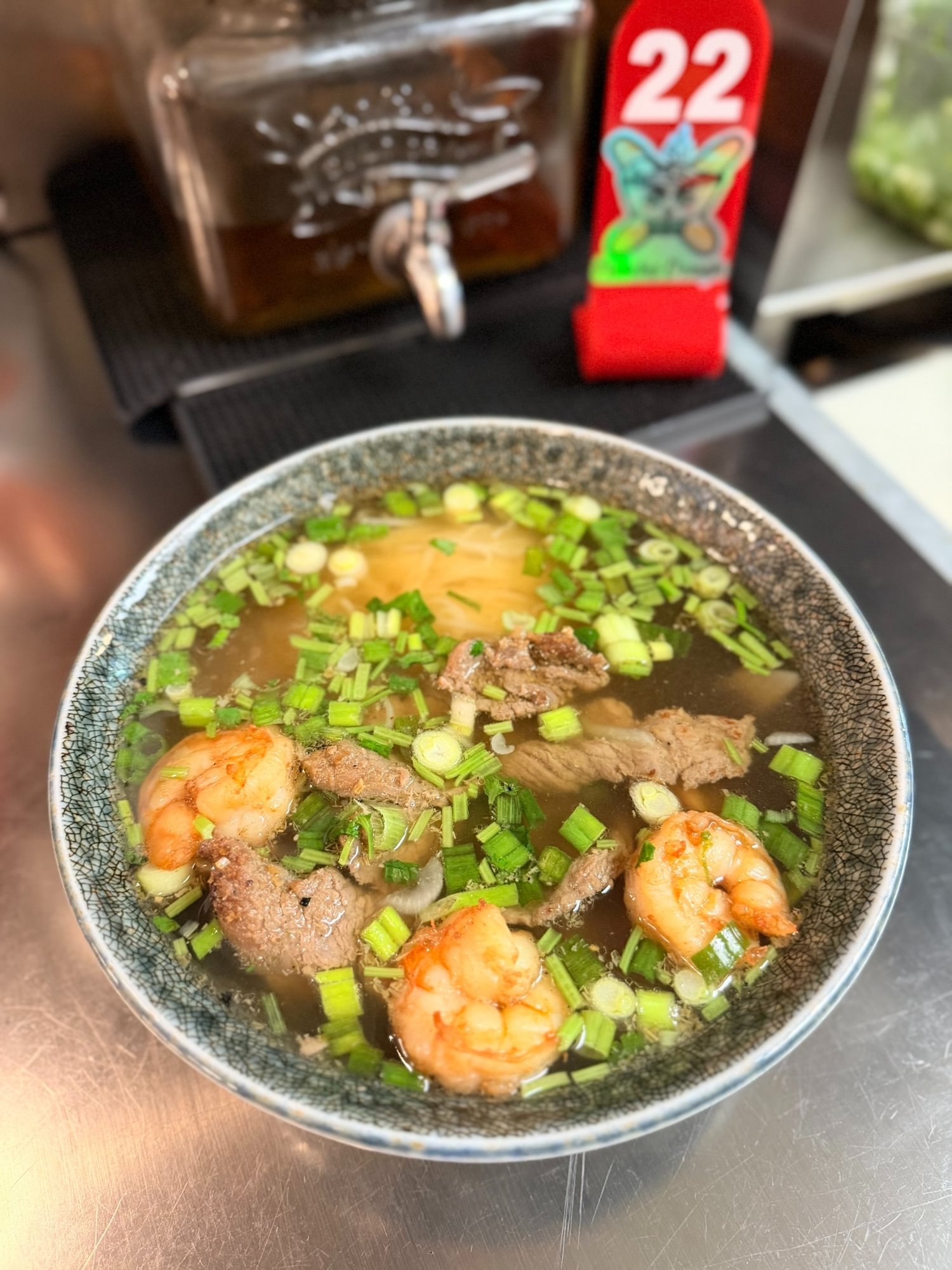 Lemongrass Beef N' Shrimp N.S (Phở TÔM BÒ Nướng)