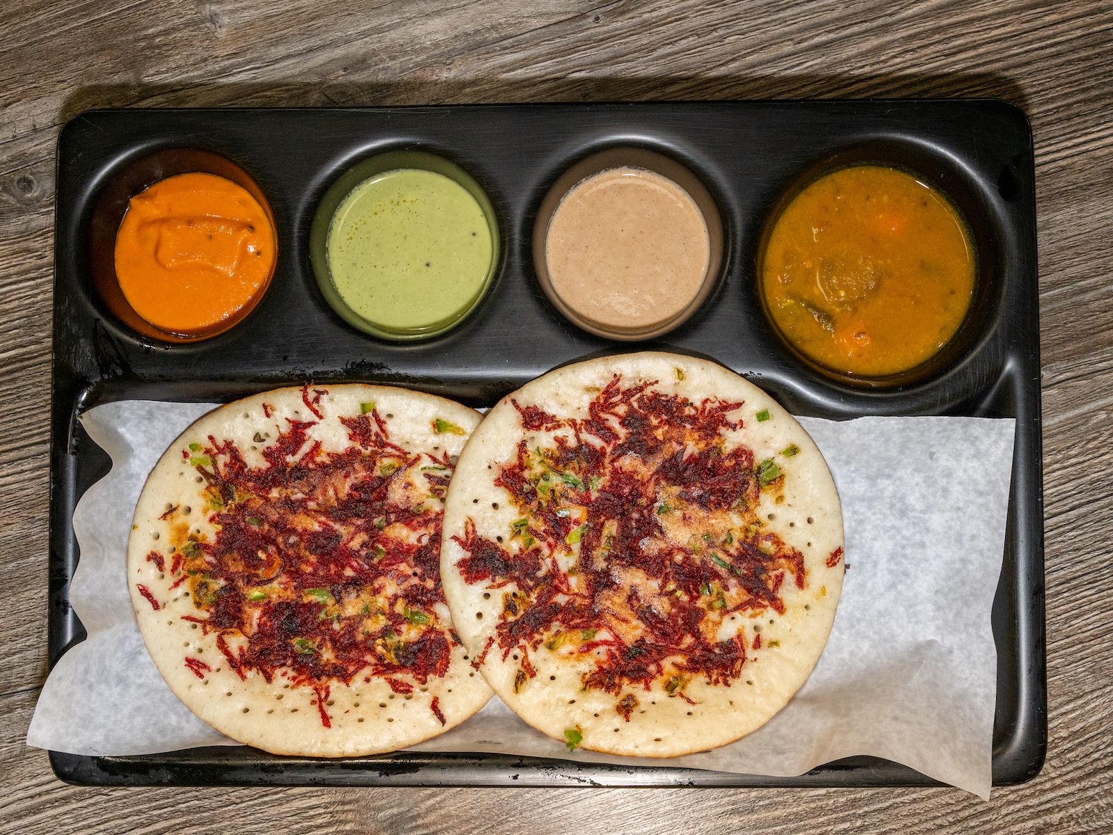 Homemade Beetroot Uttapam
