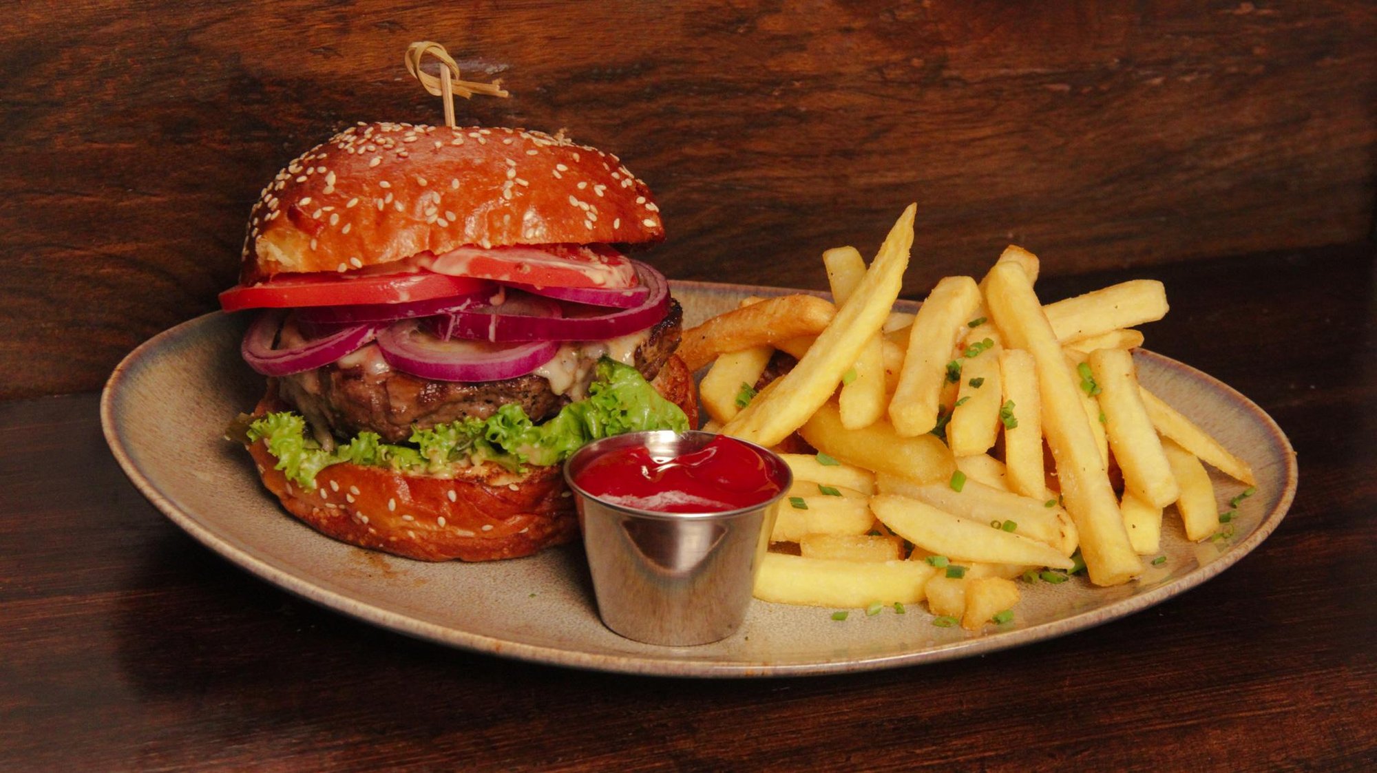 (aged.) Signature Burger