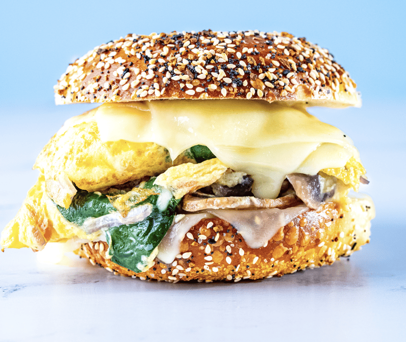 Spinach, Mushroom, & Cheese