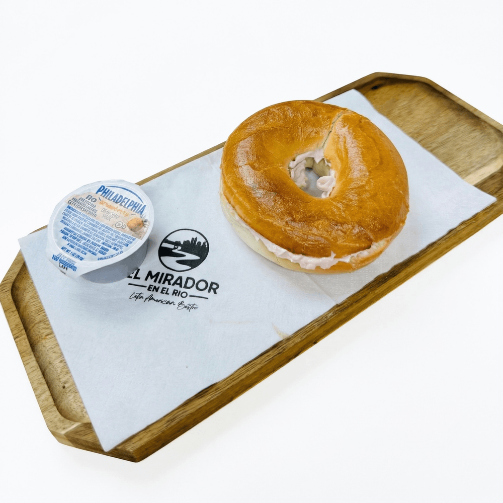 Plain Bagel with Spread