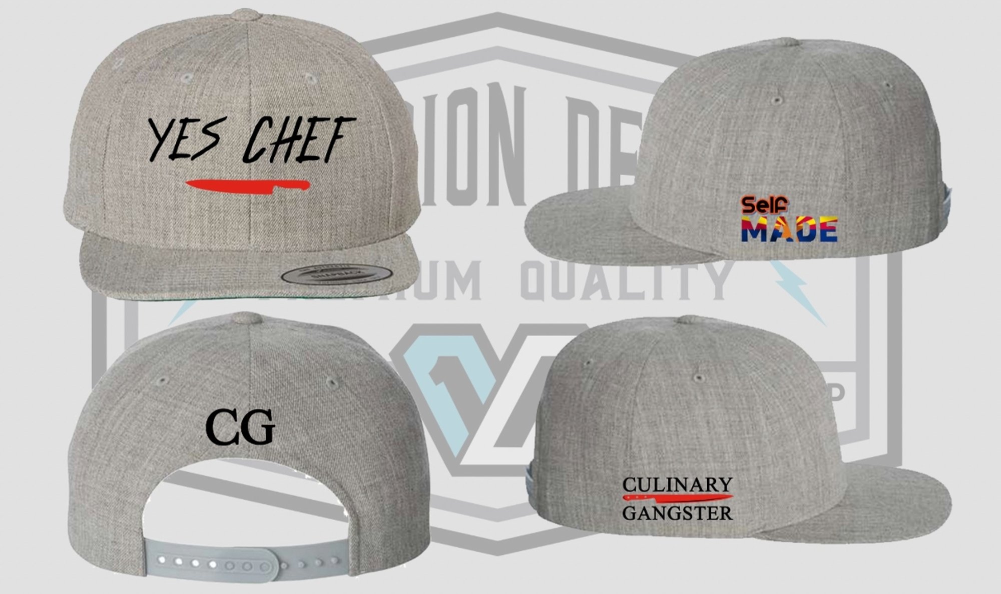 Yes Chef Grey Hat