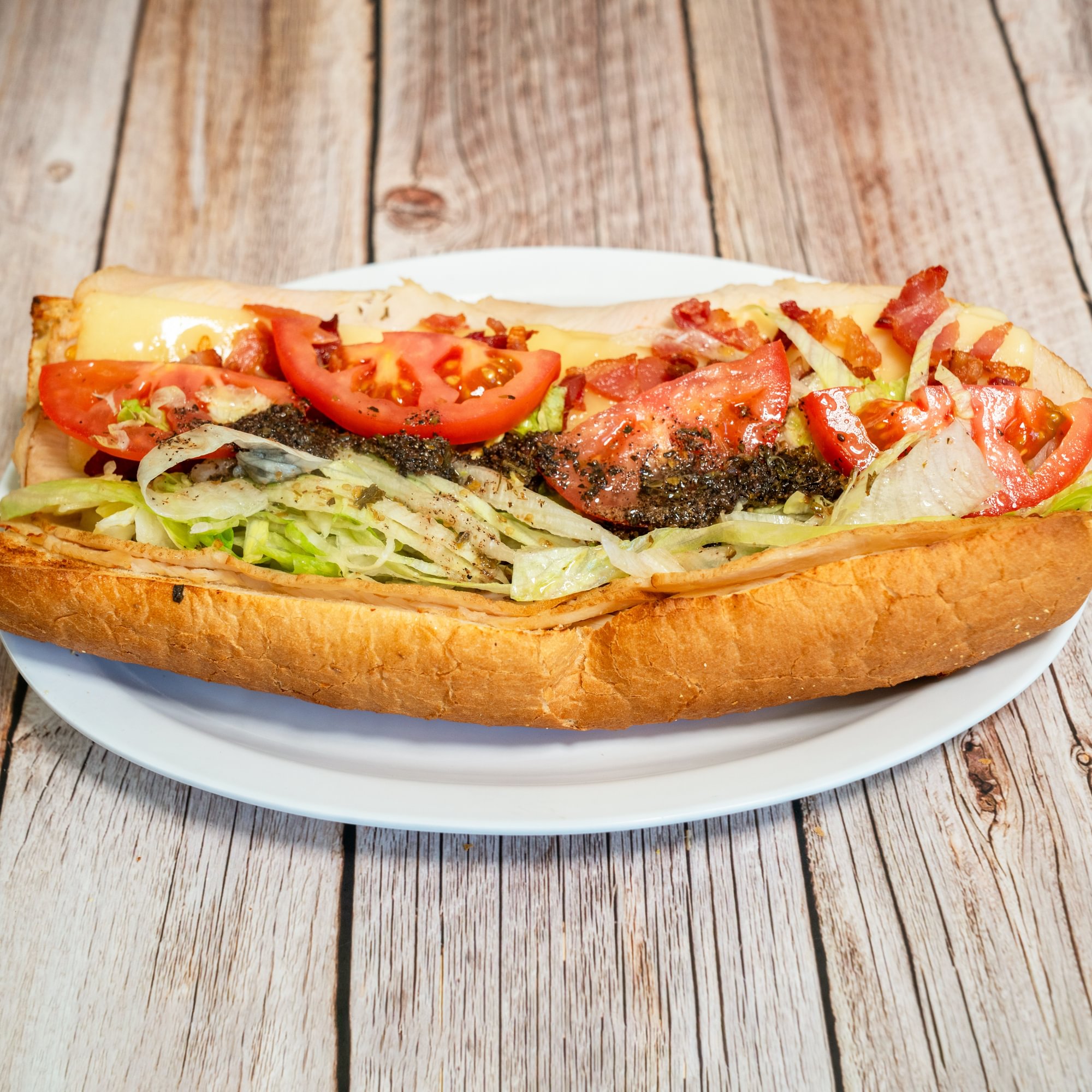 Turkey, Bacon & Swiss Sub
