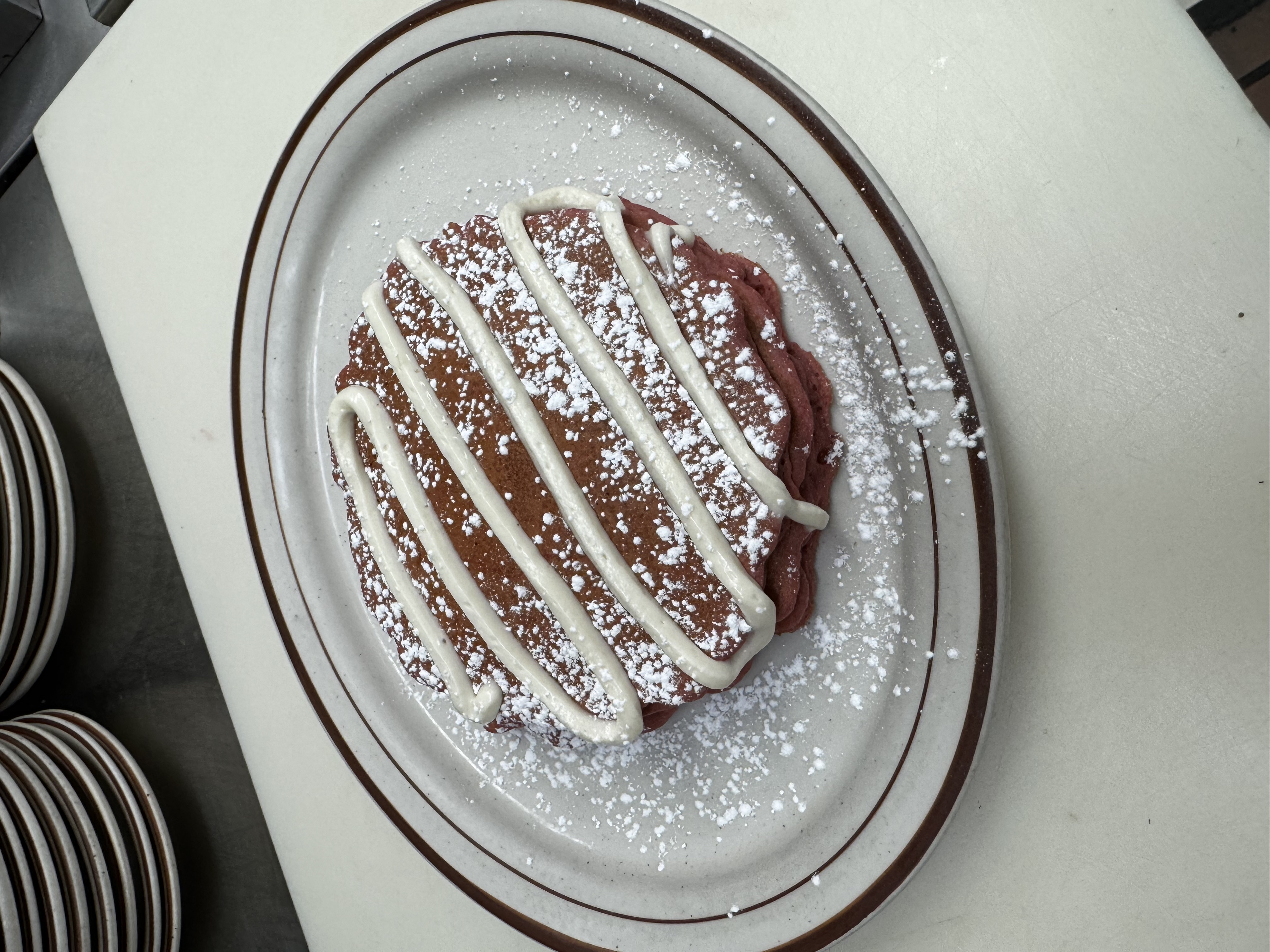 Red Velvet Pancakes