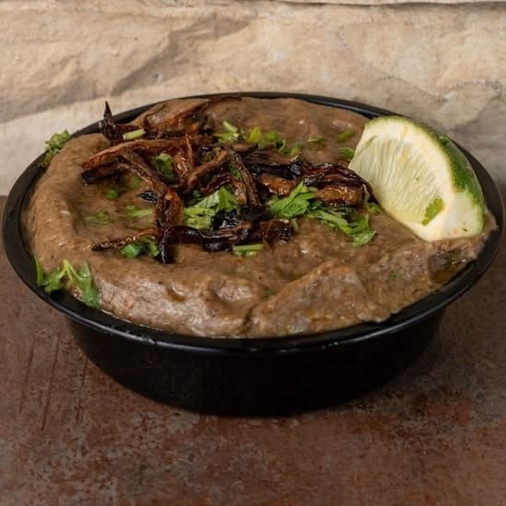 Haleem (Chicken 65+Egg)
