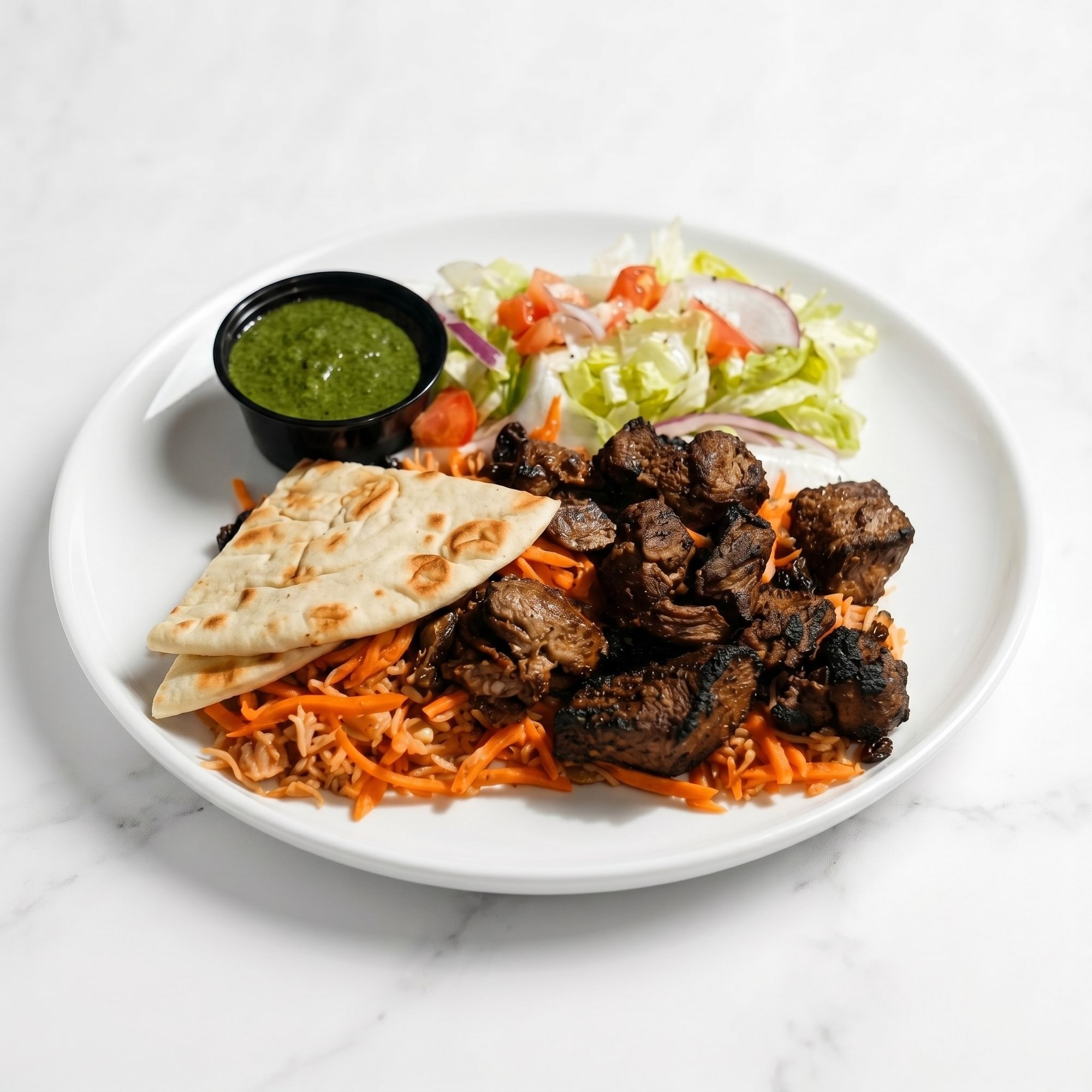 Lamb Kabob Plate
