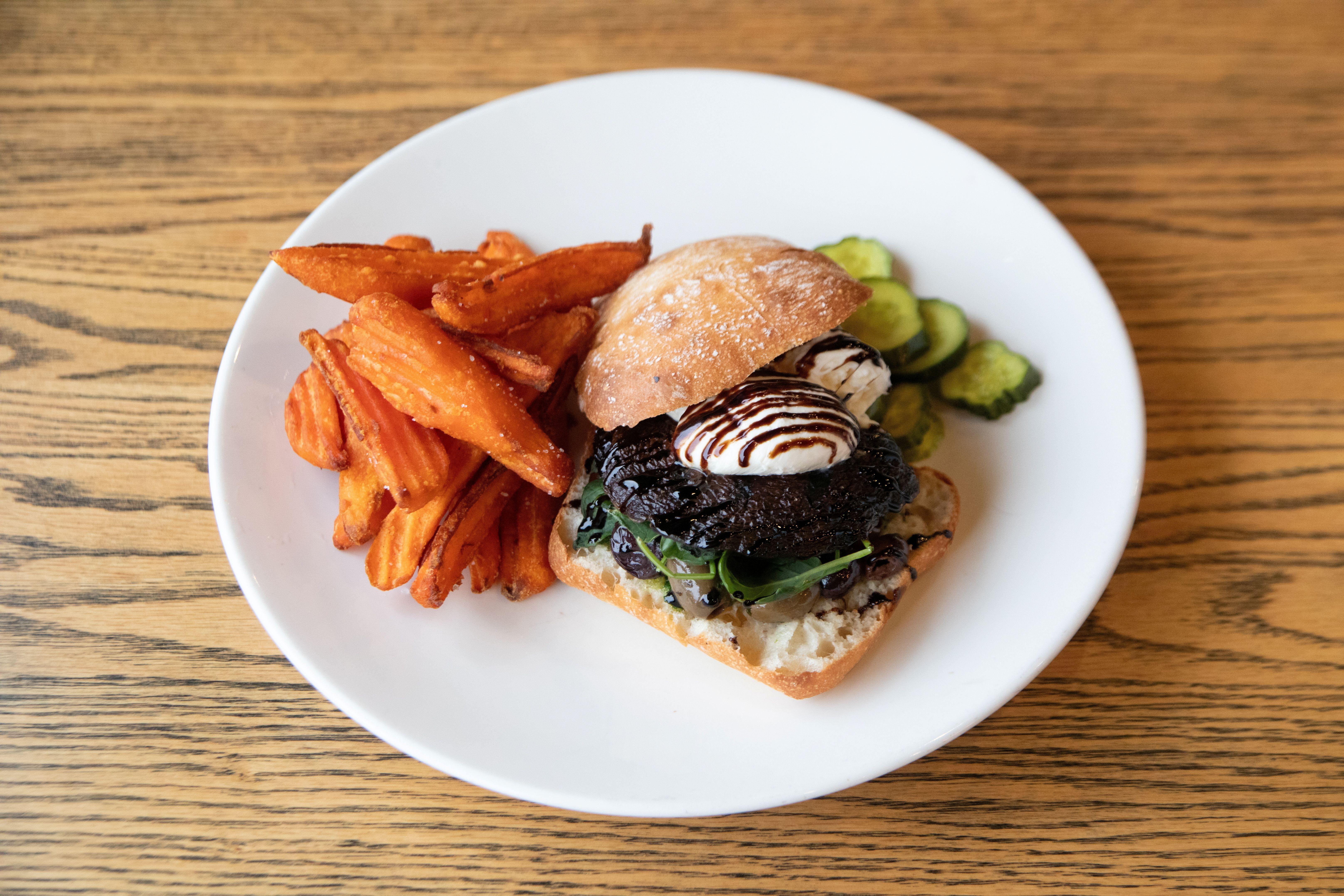 Balsamic Grilled Portobello Sandwich