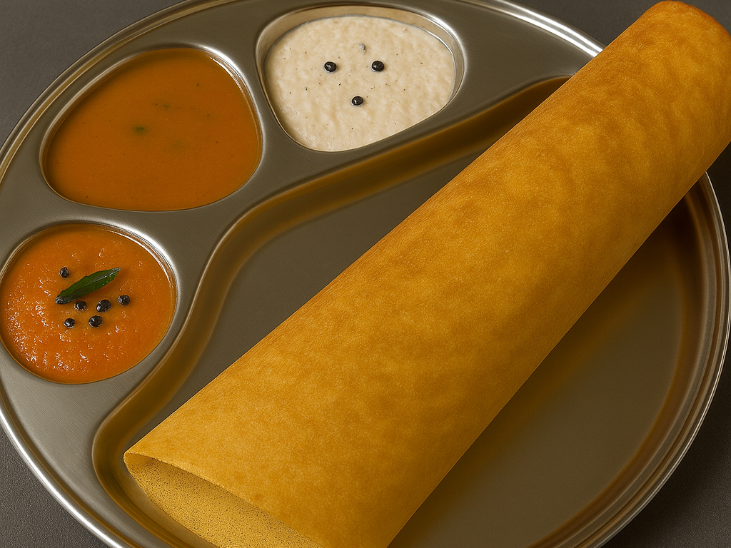 Ghee Dosa (GF, NF, DF, V)