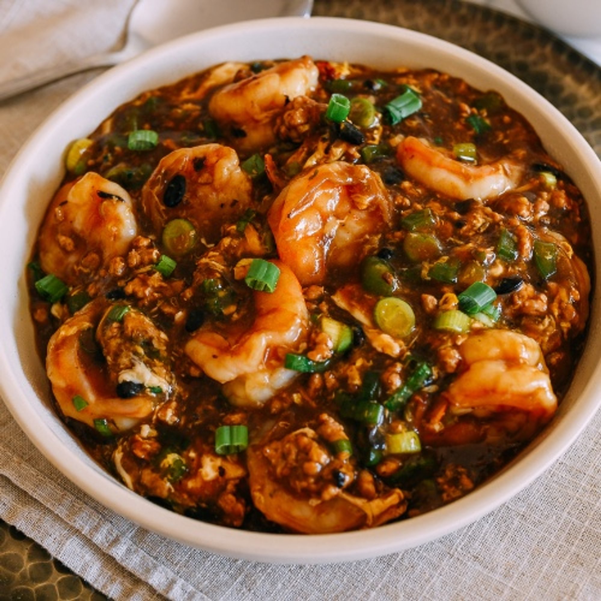 56. Shrimp in Lobster Sauce