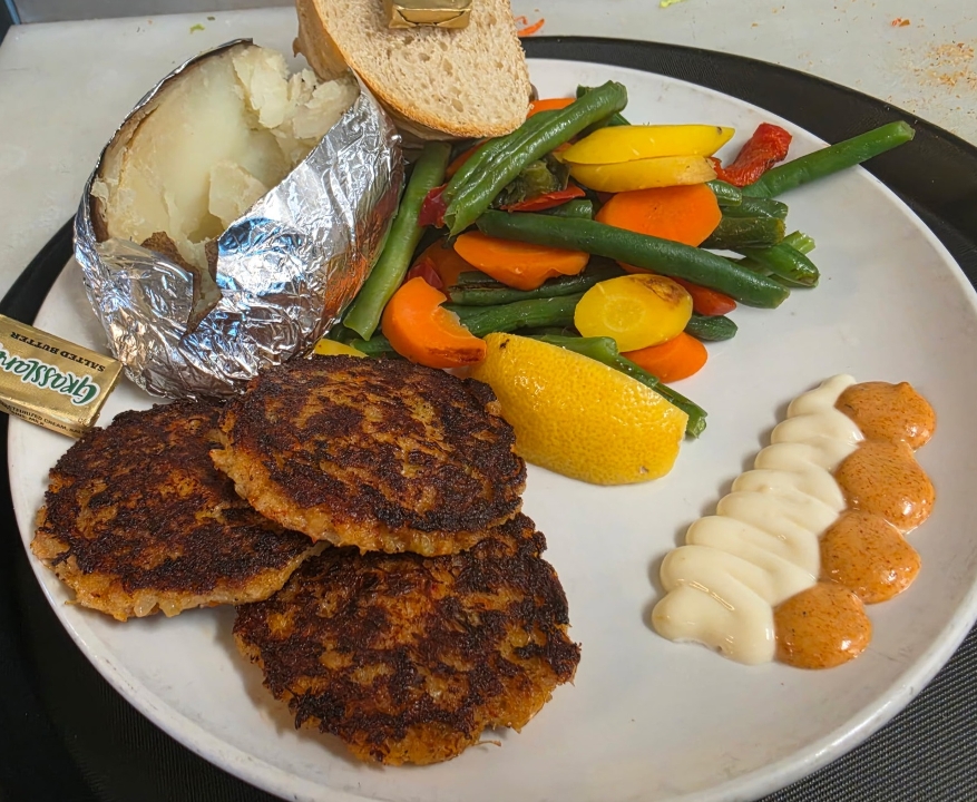 Crab Cakes Dinner