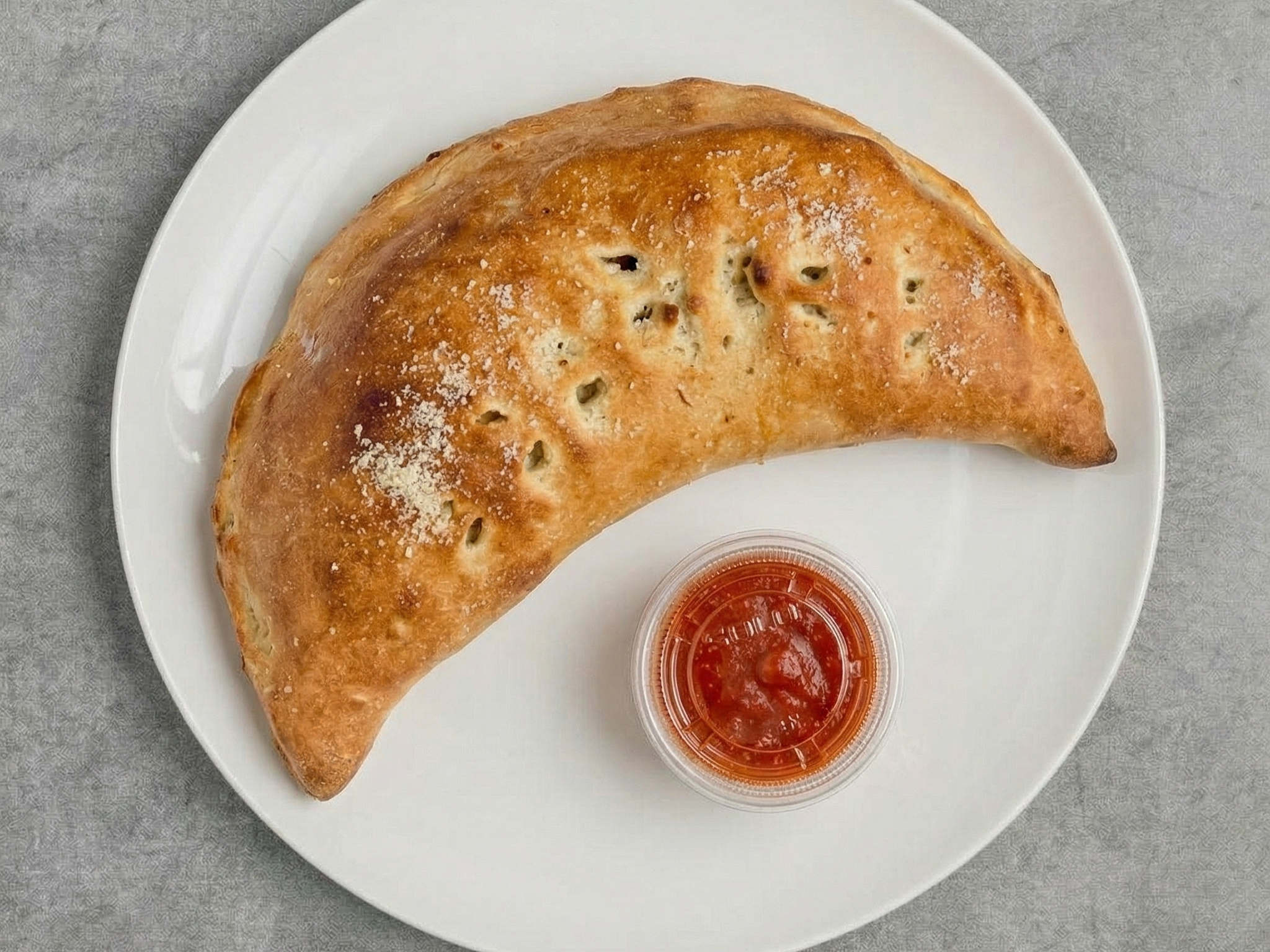 Sauce and Cheese Calzone