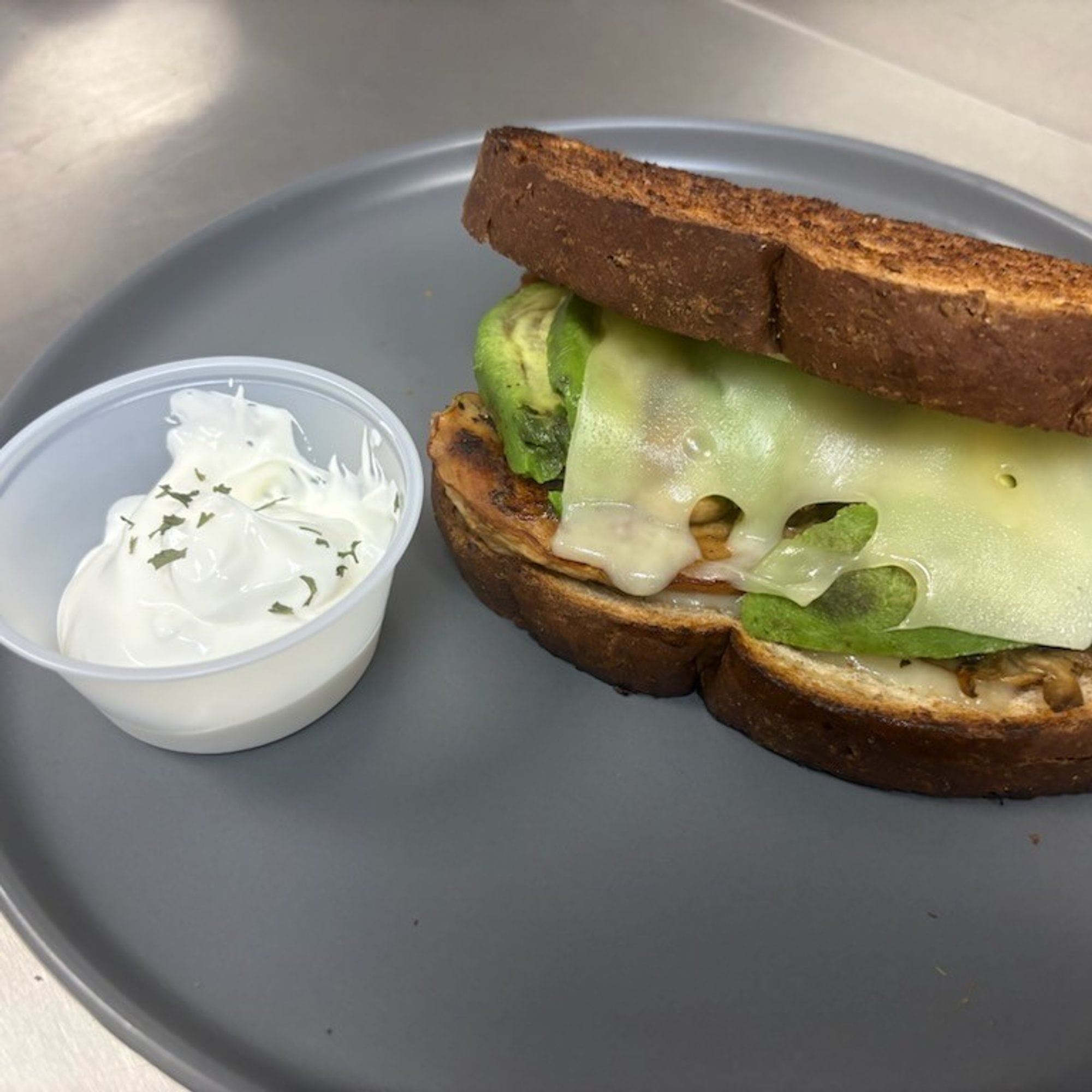 Avocado Chicken Melt