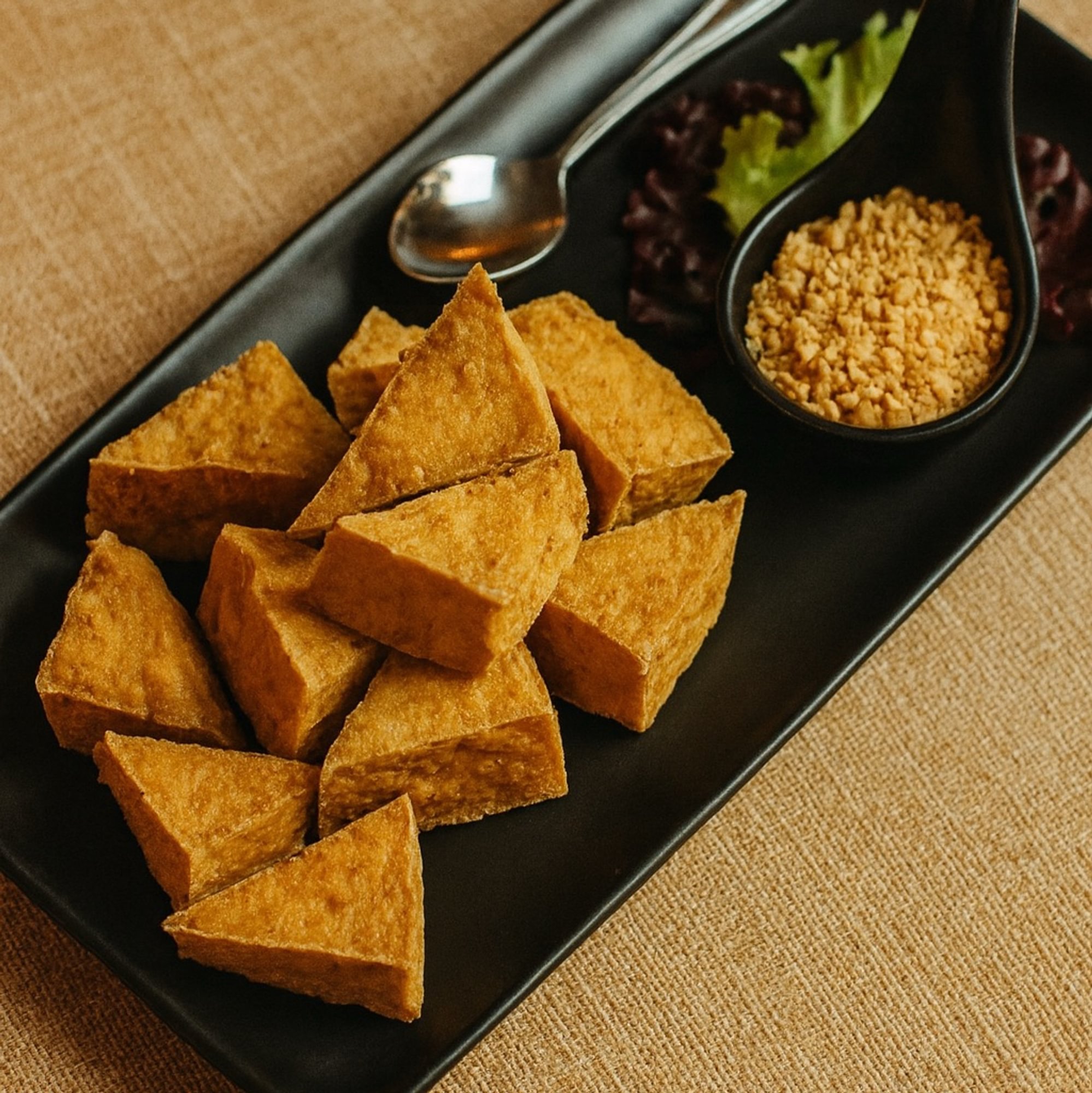 Vg - crispy fried tofu
