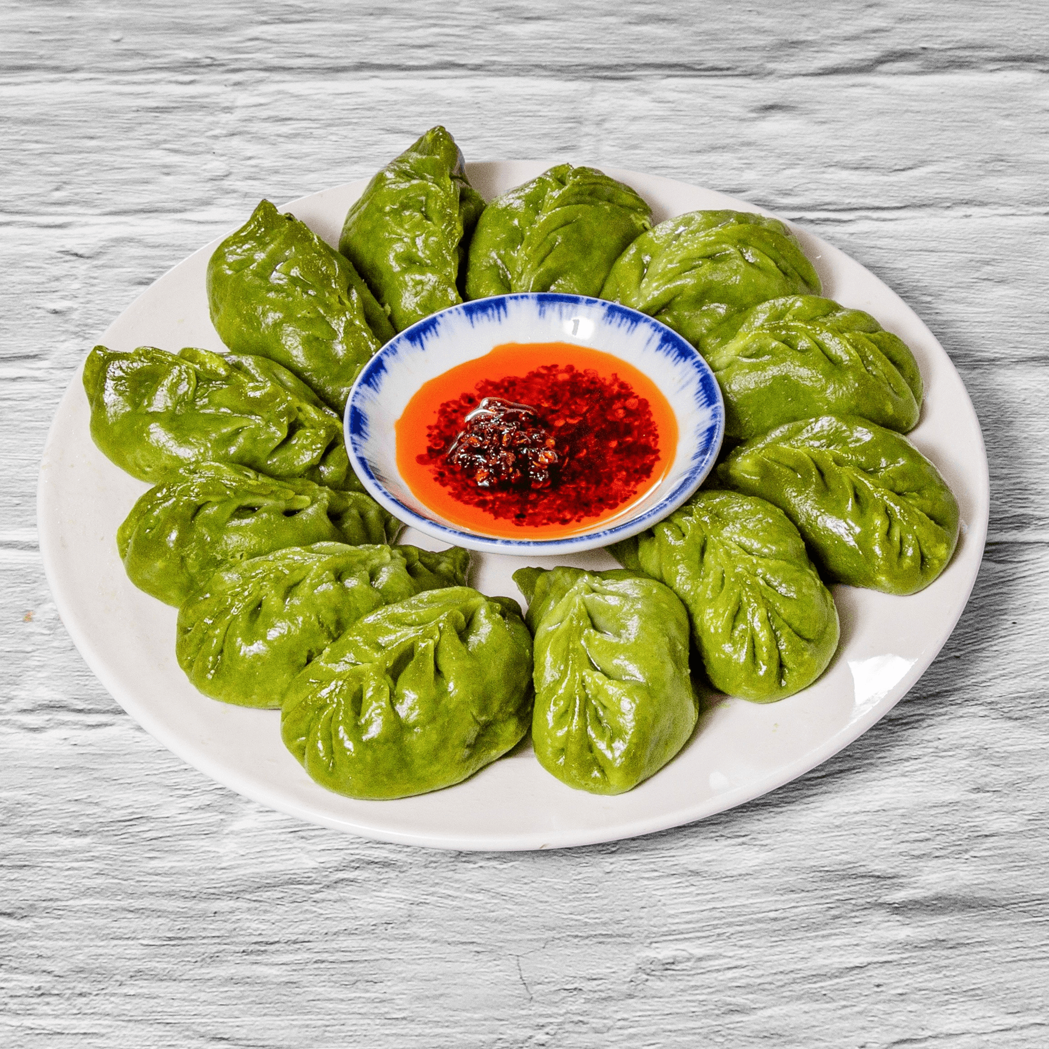 素饺 / Bok Choy, Tofu, and Vermicelli Dumplings