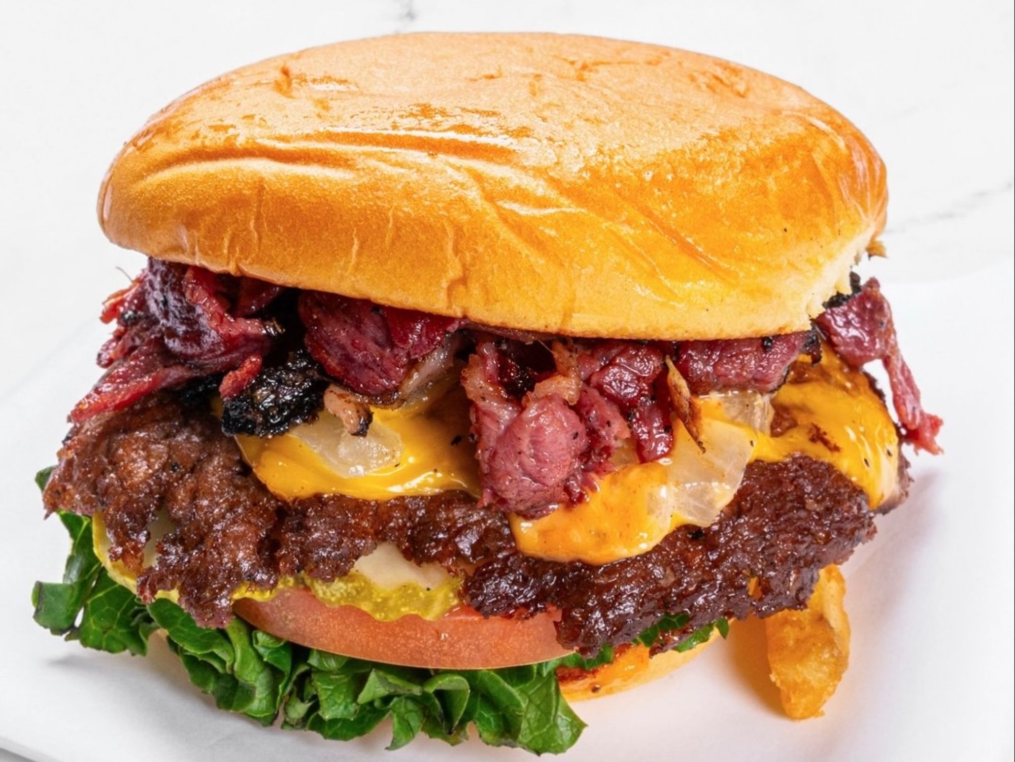 6. Pastrami Smash Burger ONLY