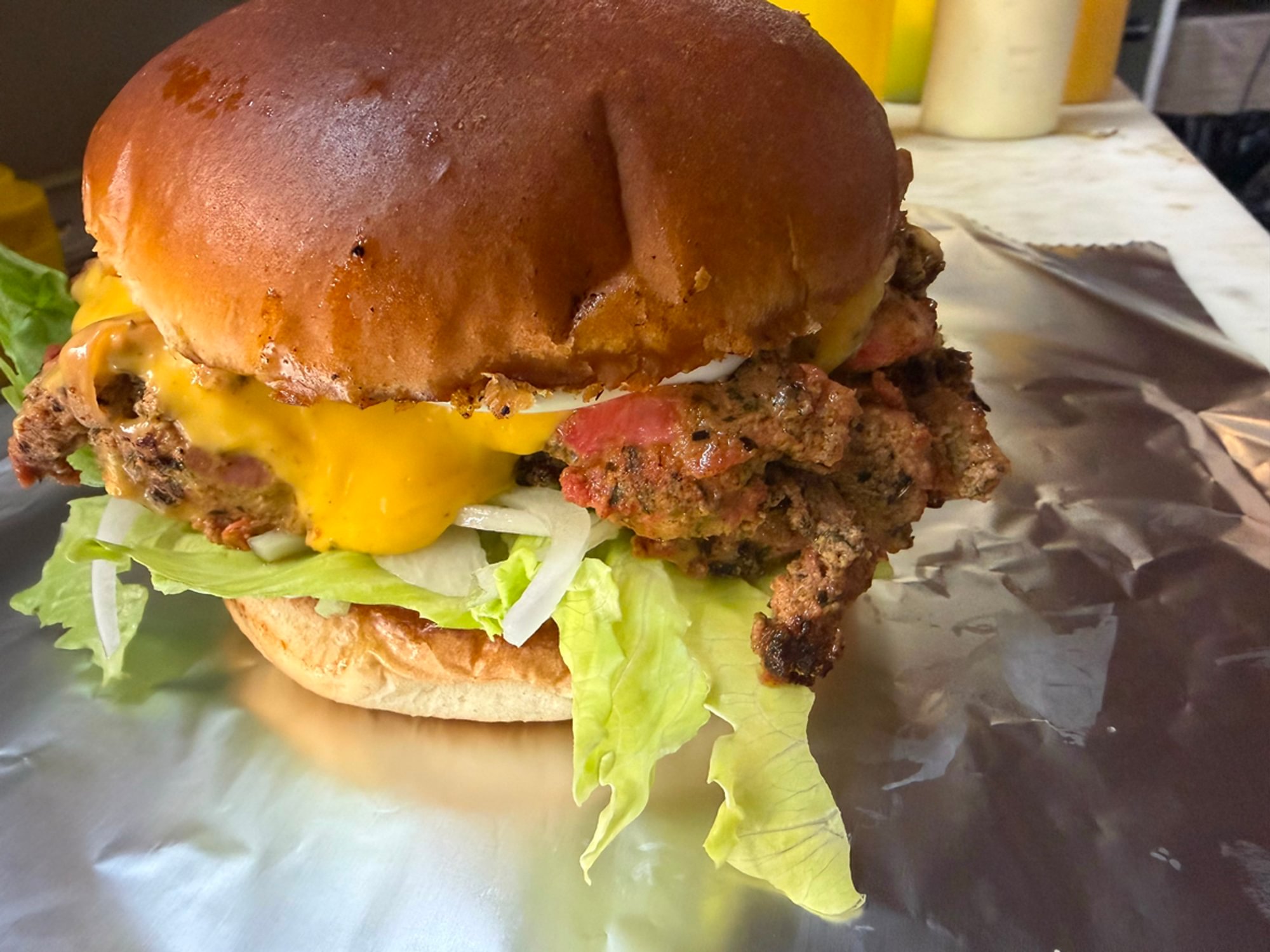 Grilled Chicken Burger