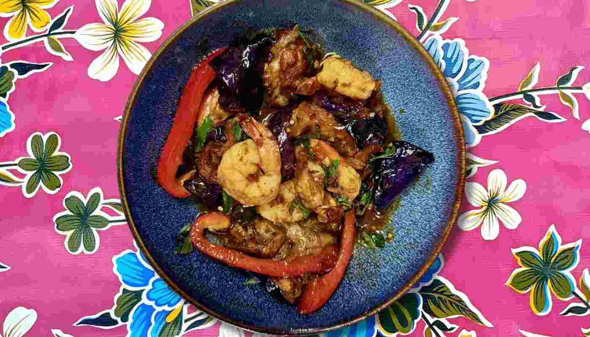 Sweet Basil Eggplant