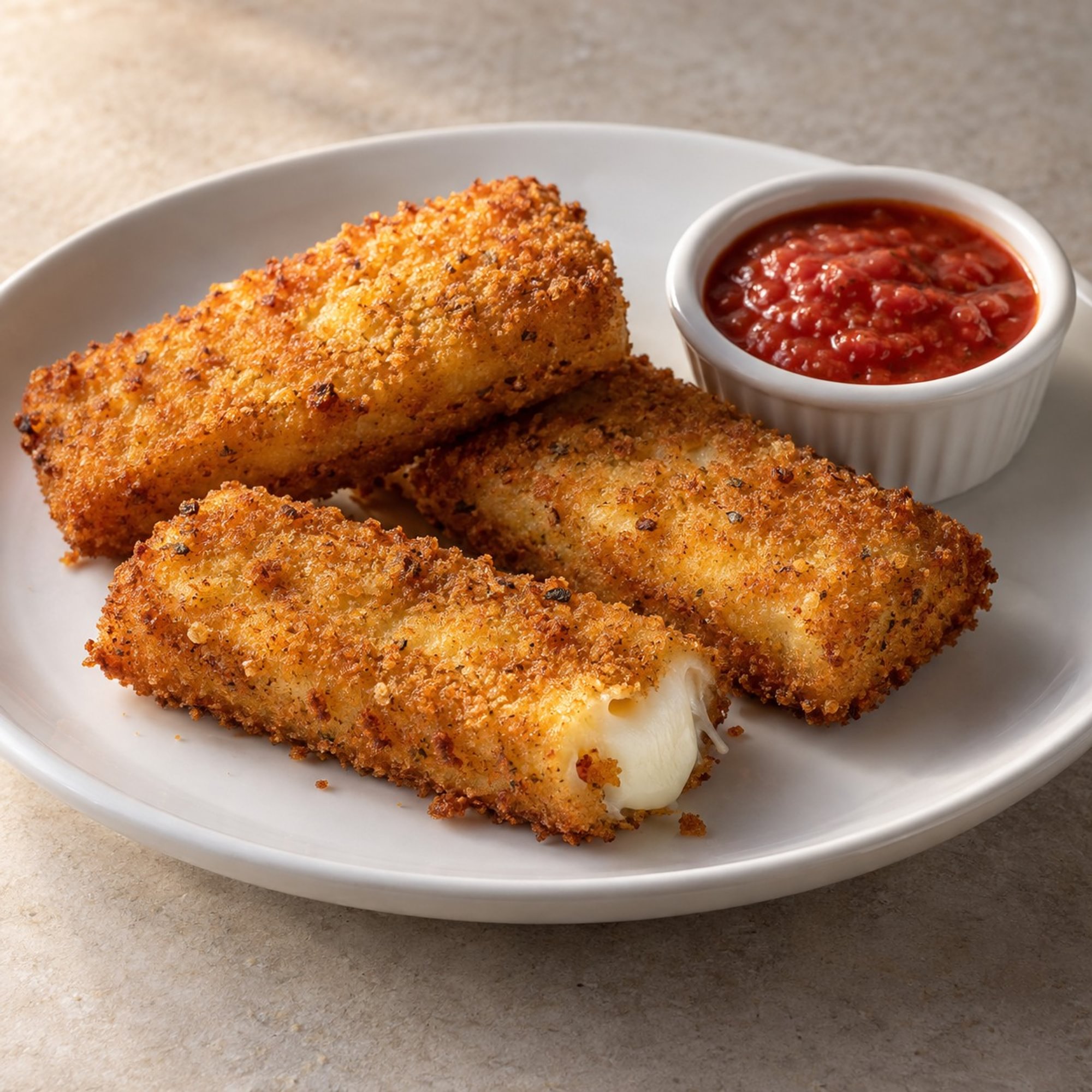 Battered Mozzarella Planks (3)