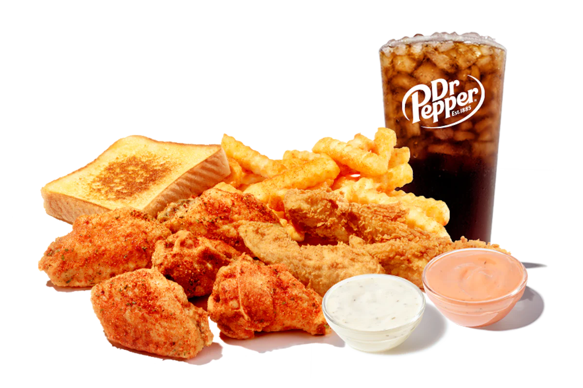 Cajun Wings & Things Meal