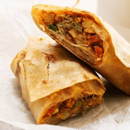 Double Chicken Kati Roll