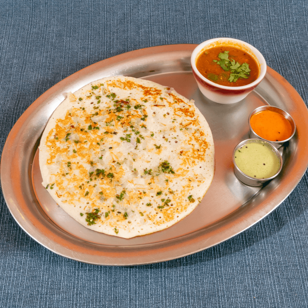 Onion Chilli Uttapam