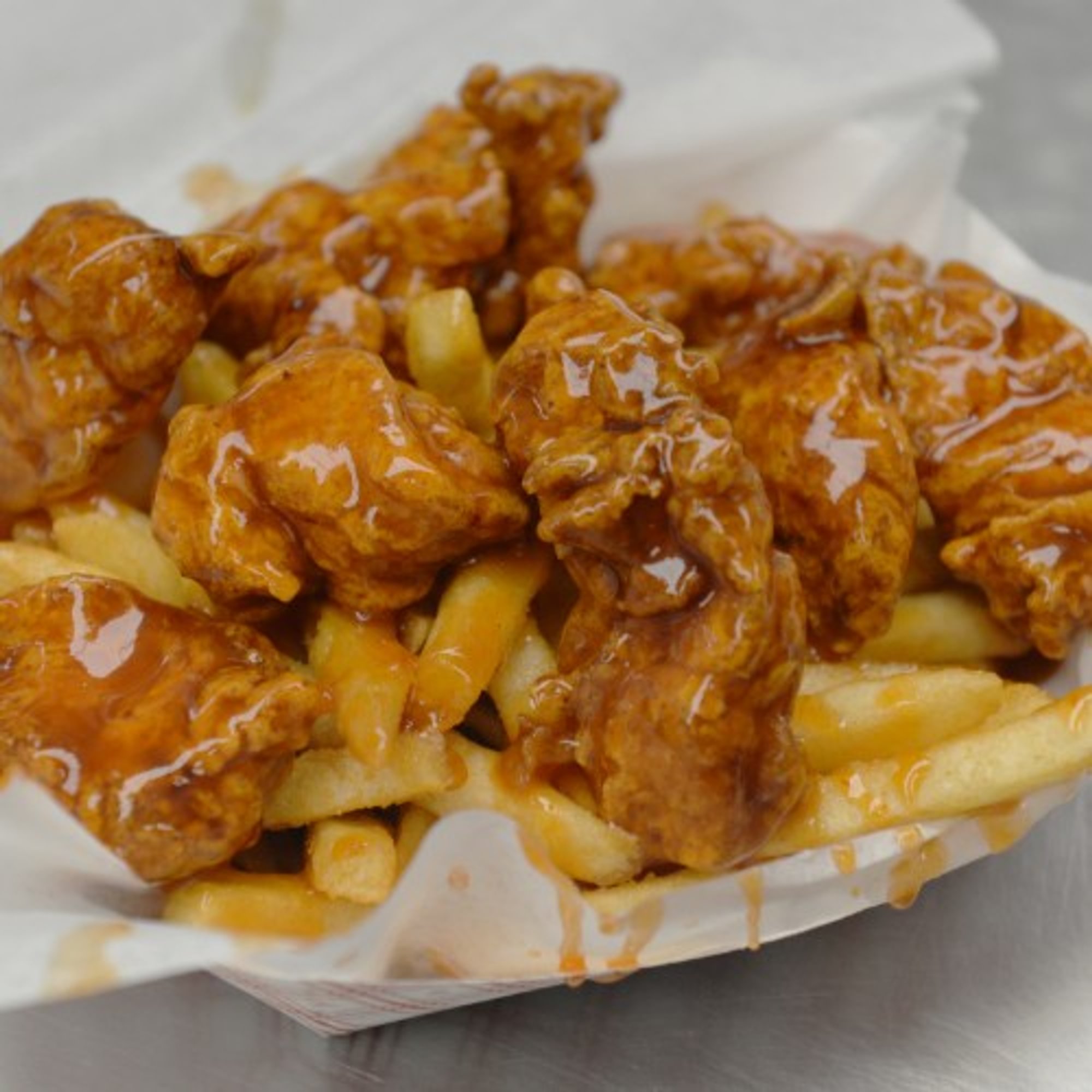 8 Pcs Boneless Wings with Fries