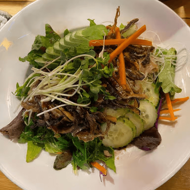 Salmon Skin Salad