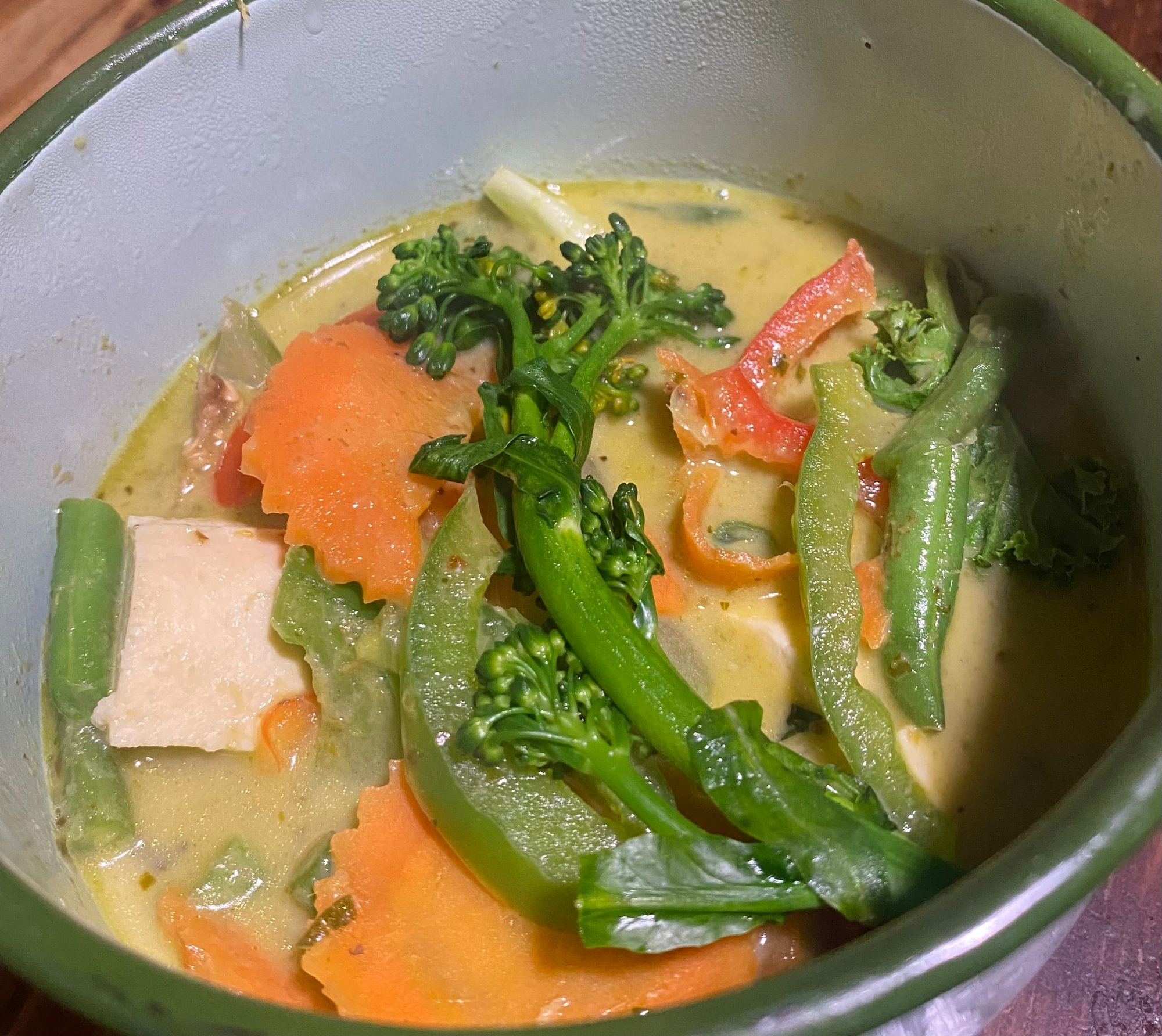 Vegetarian Super Power Green Curry
