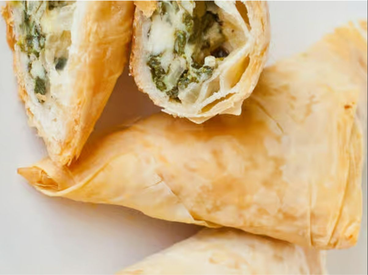 Spanakopita Rice Plate