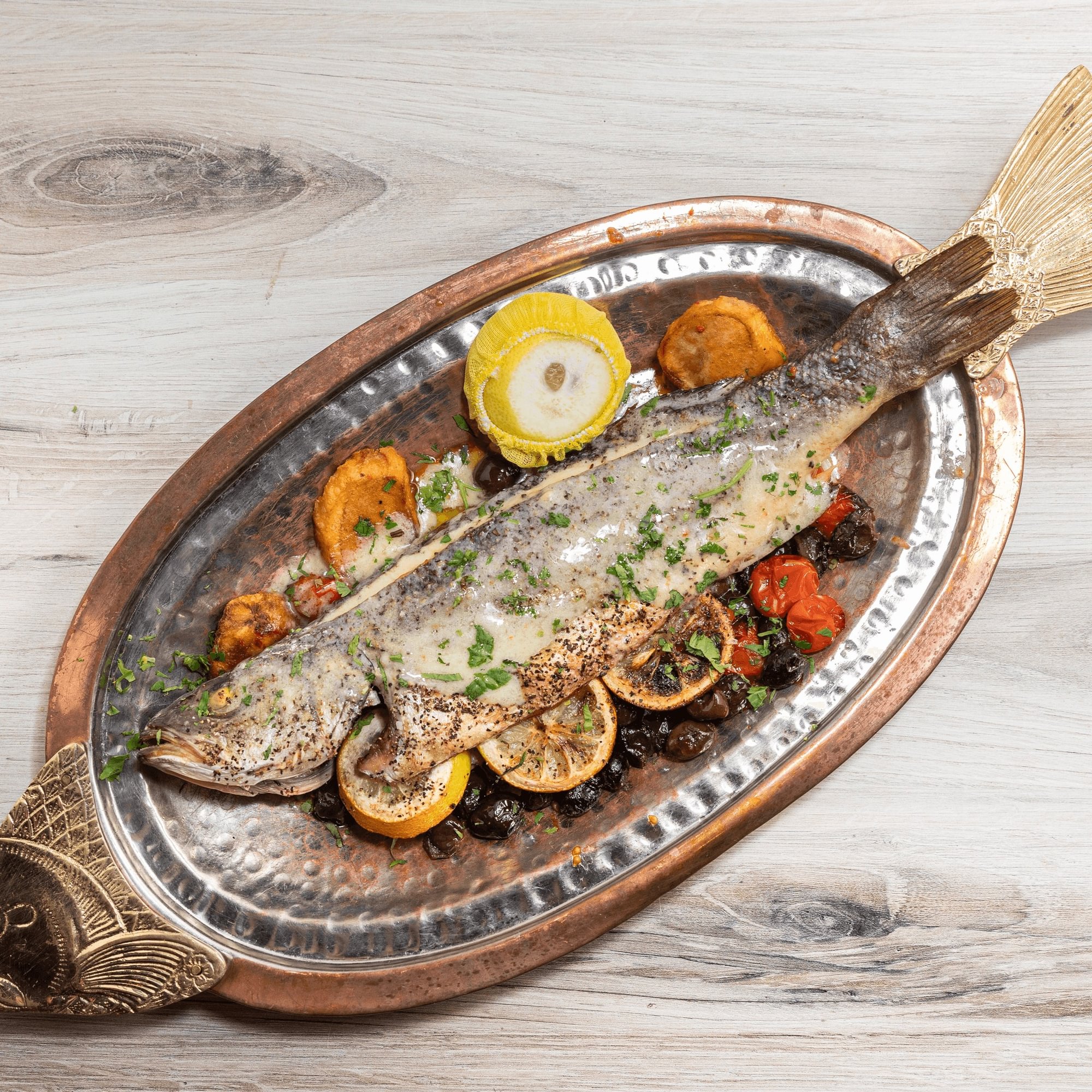 Roasted Whole Branzino