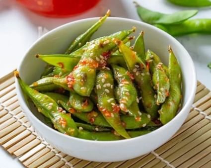Garlic Edamame