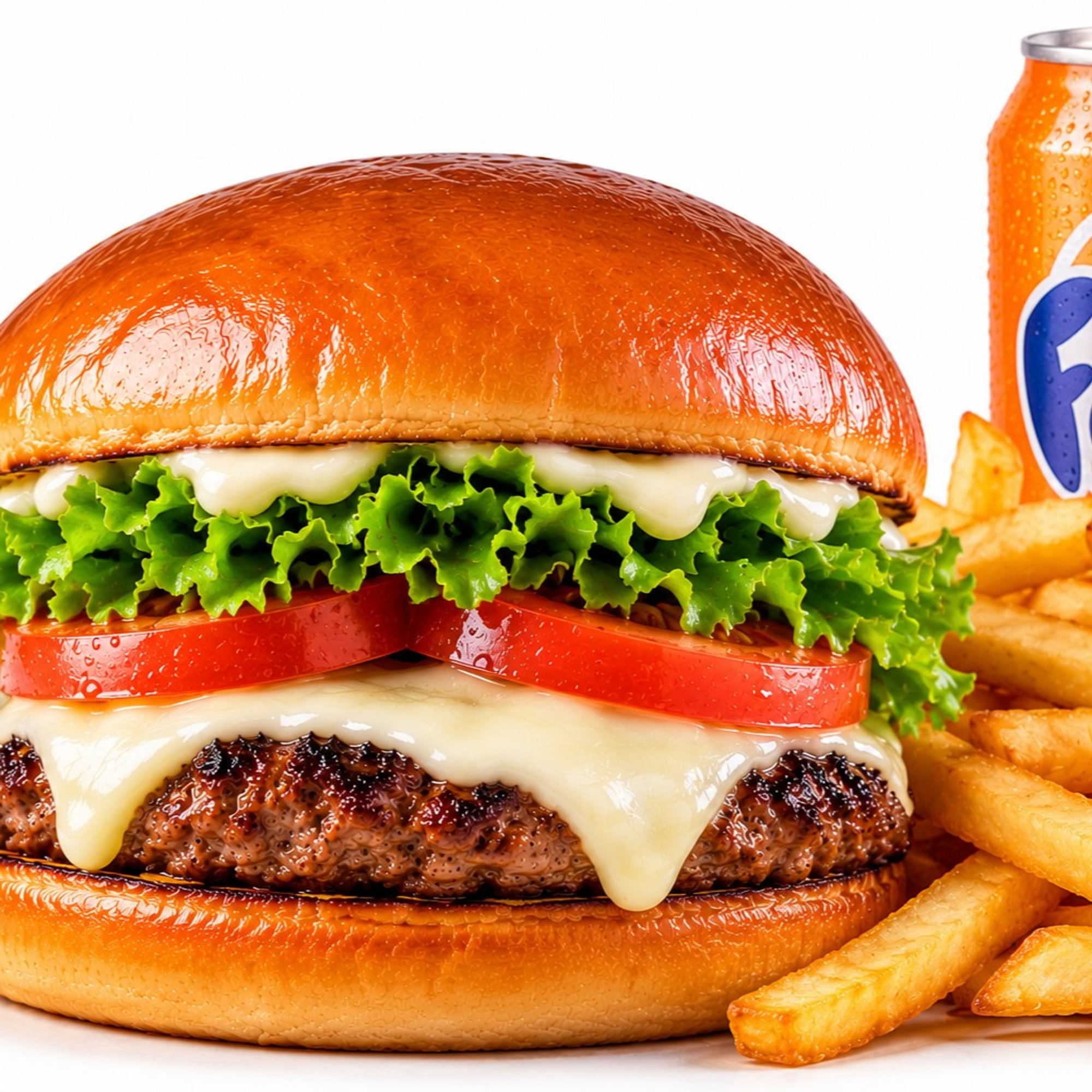 Single Signature BURGER + FRIES & 12oz Drink