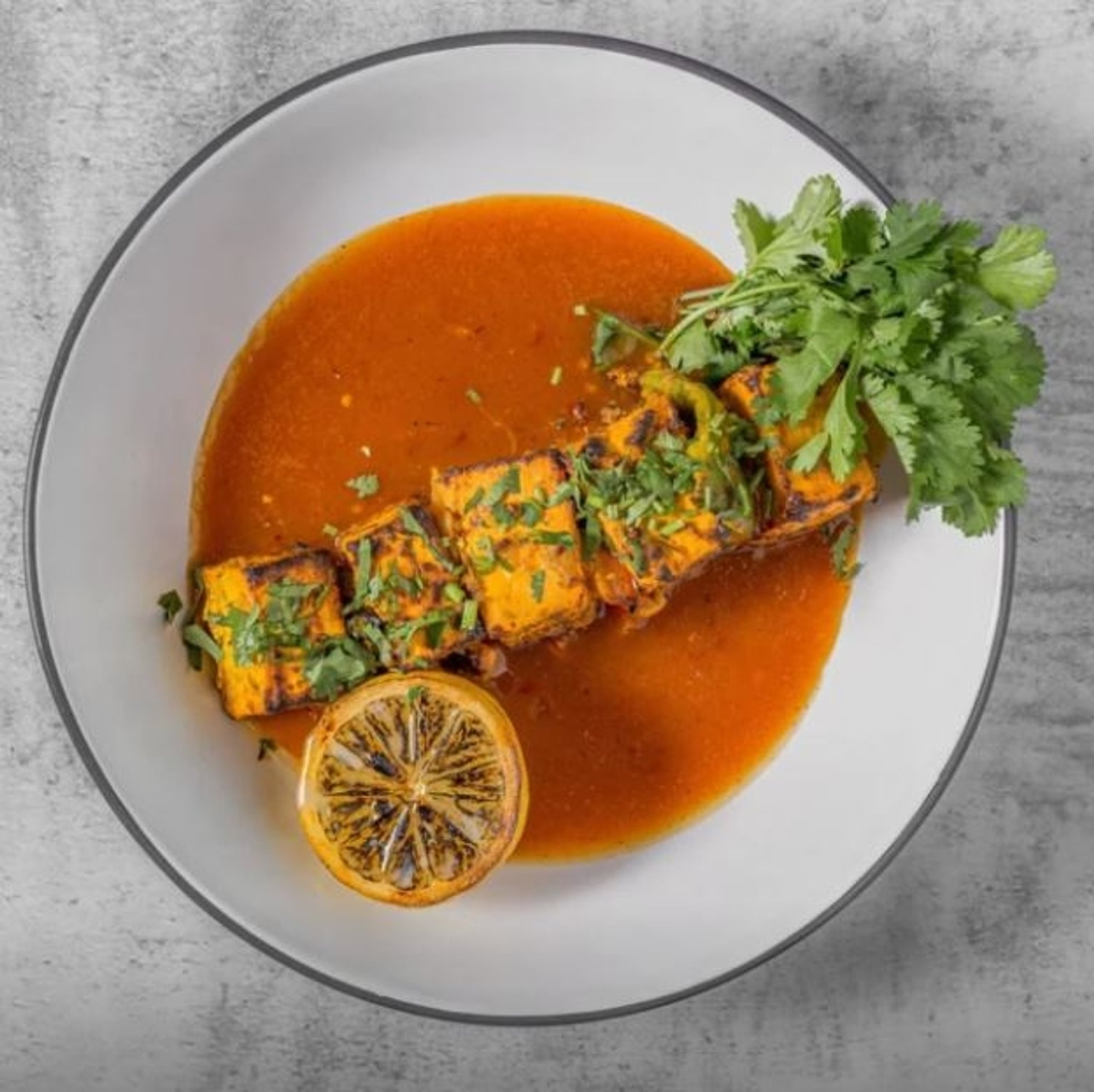 Mango Habanero Paneer Tikka (Gluten Free)