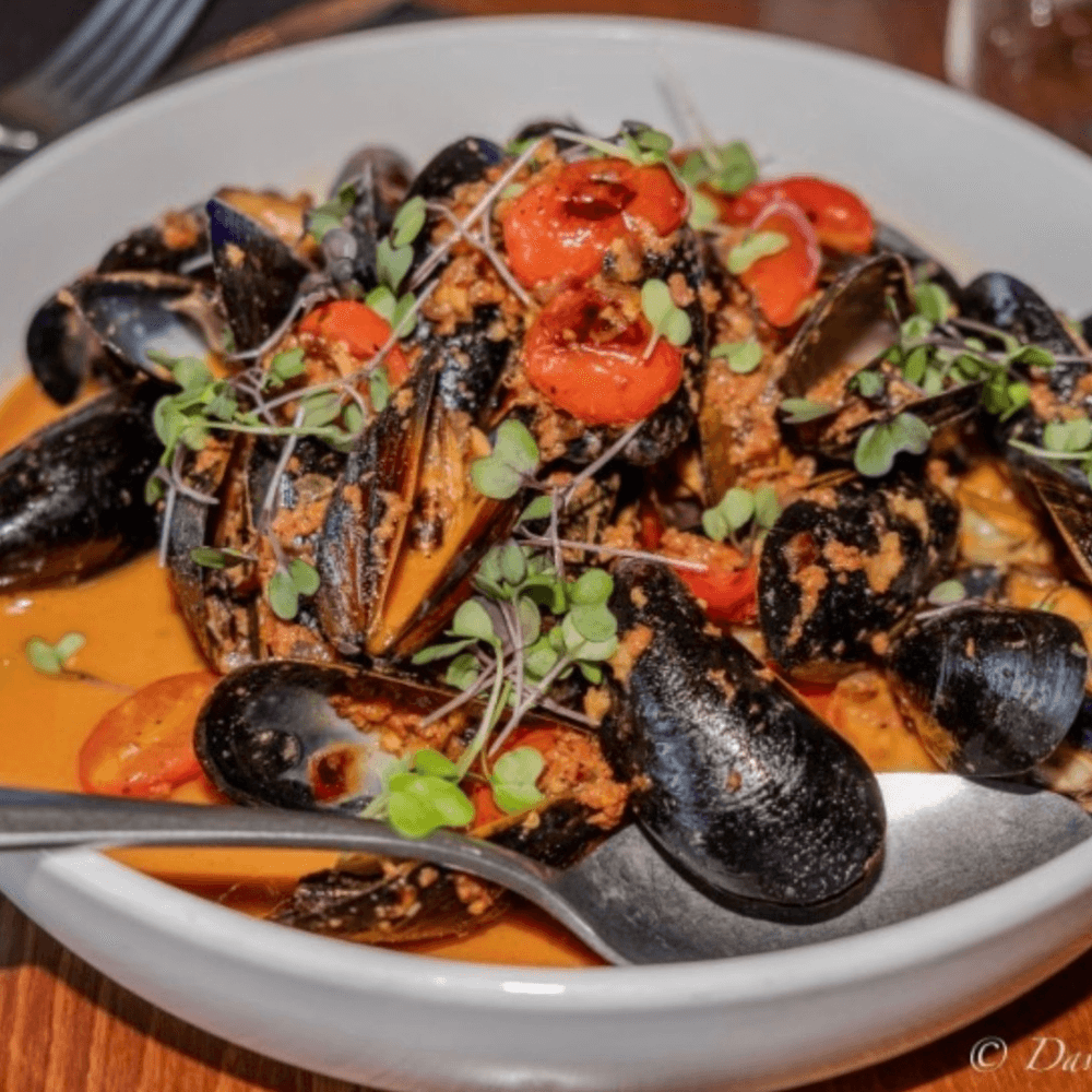 Steamed Mussels
