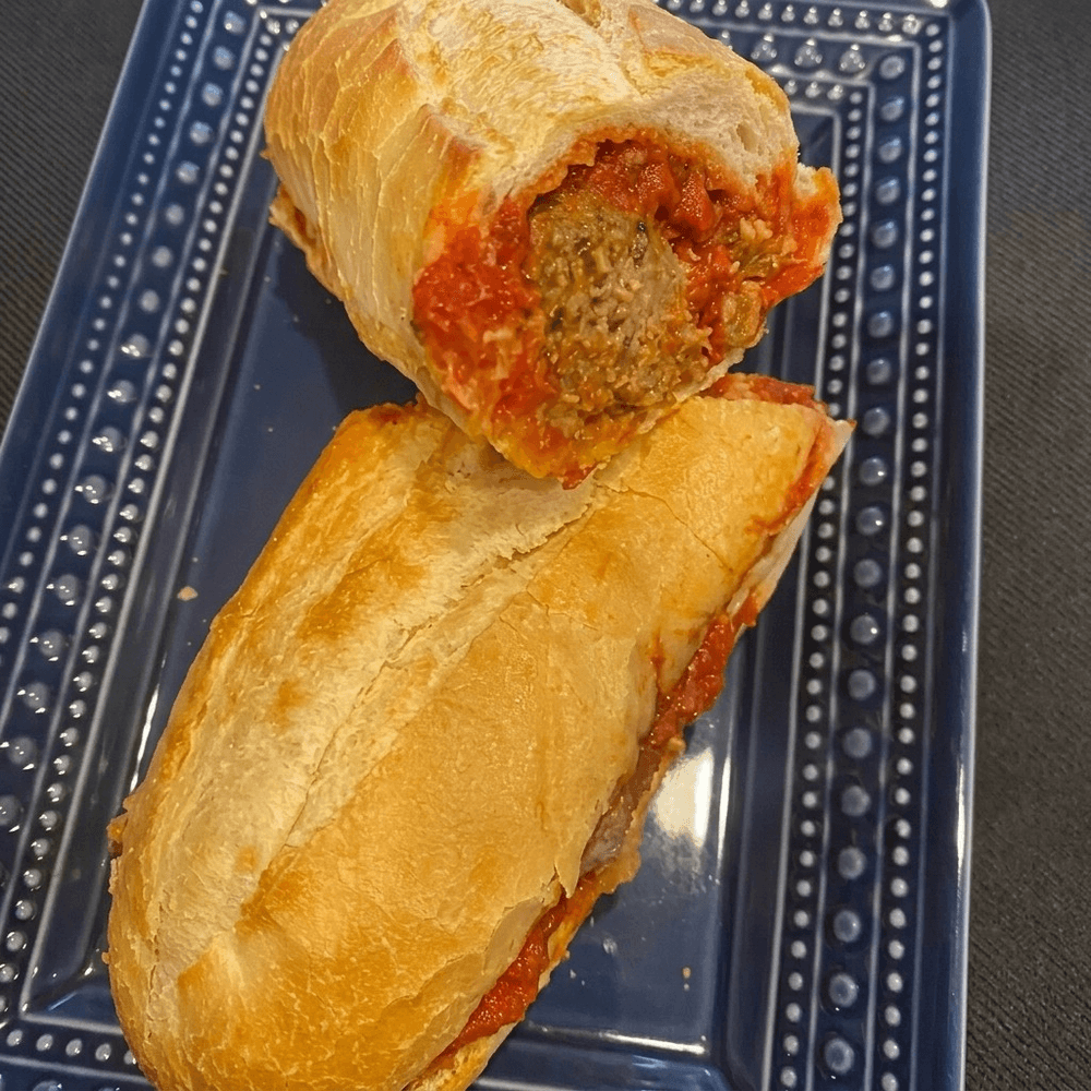 Meatball Parmigiana Sandwich