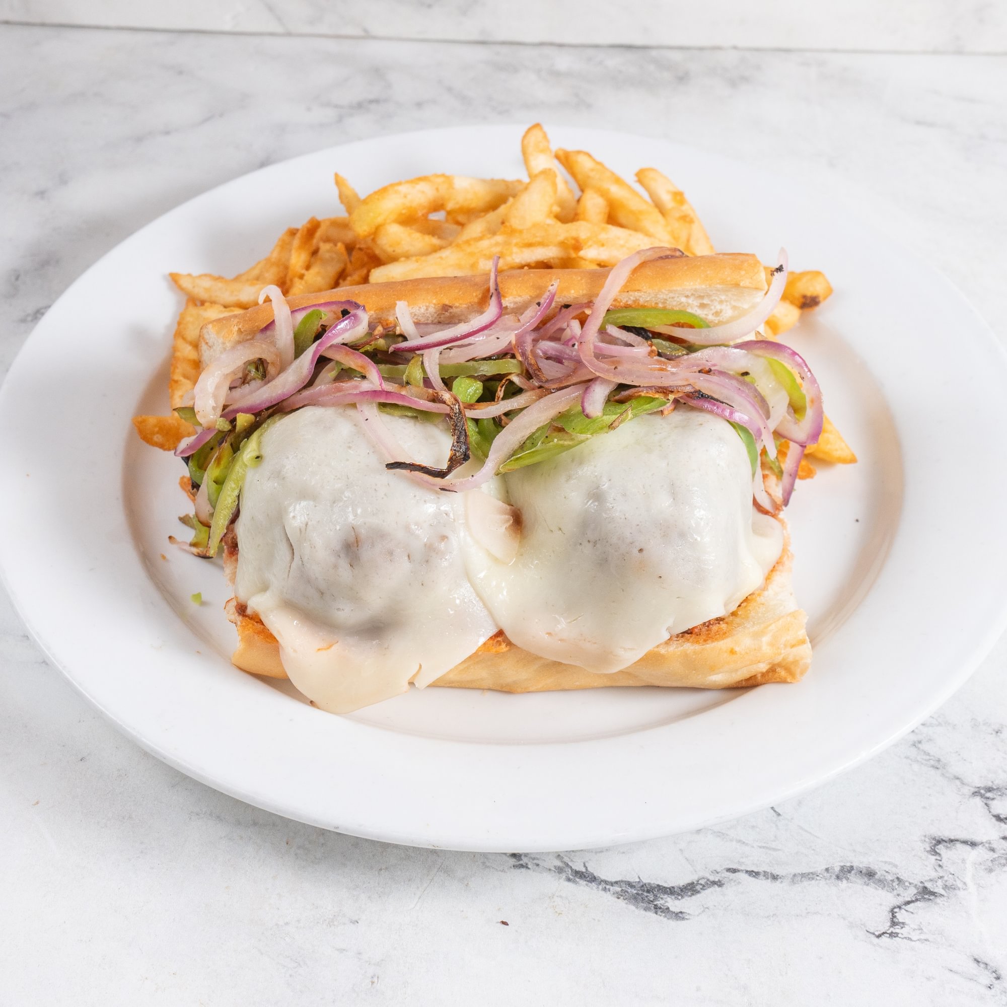 Spicy Meatball Sandwich
