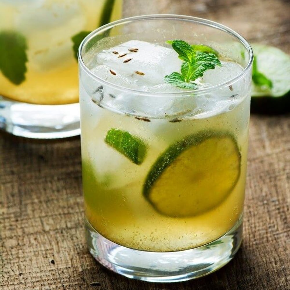 Nimbu Laid aka Ginger Mint Limeade...