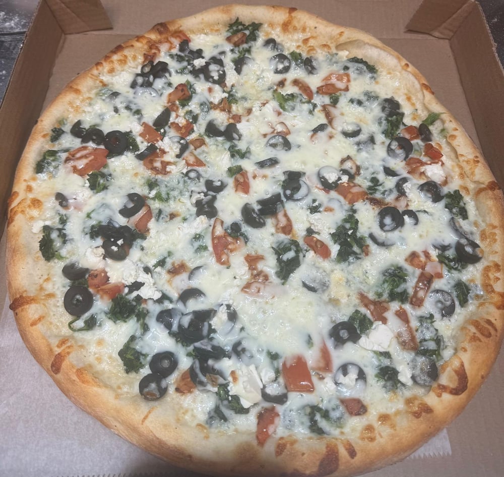 12" Gluten Free 4. Greek White