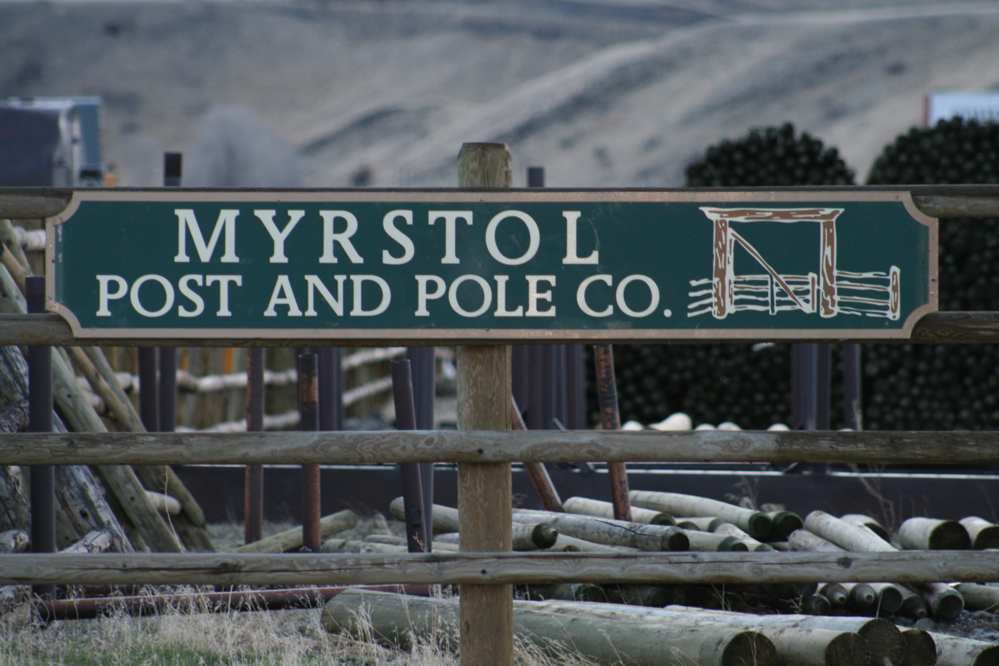Myrstol Post and Pole Company Logo