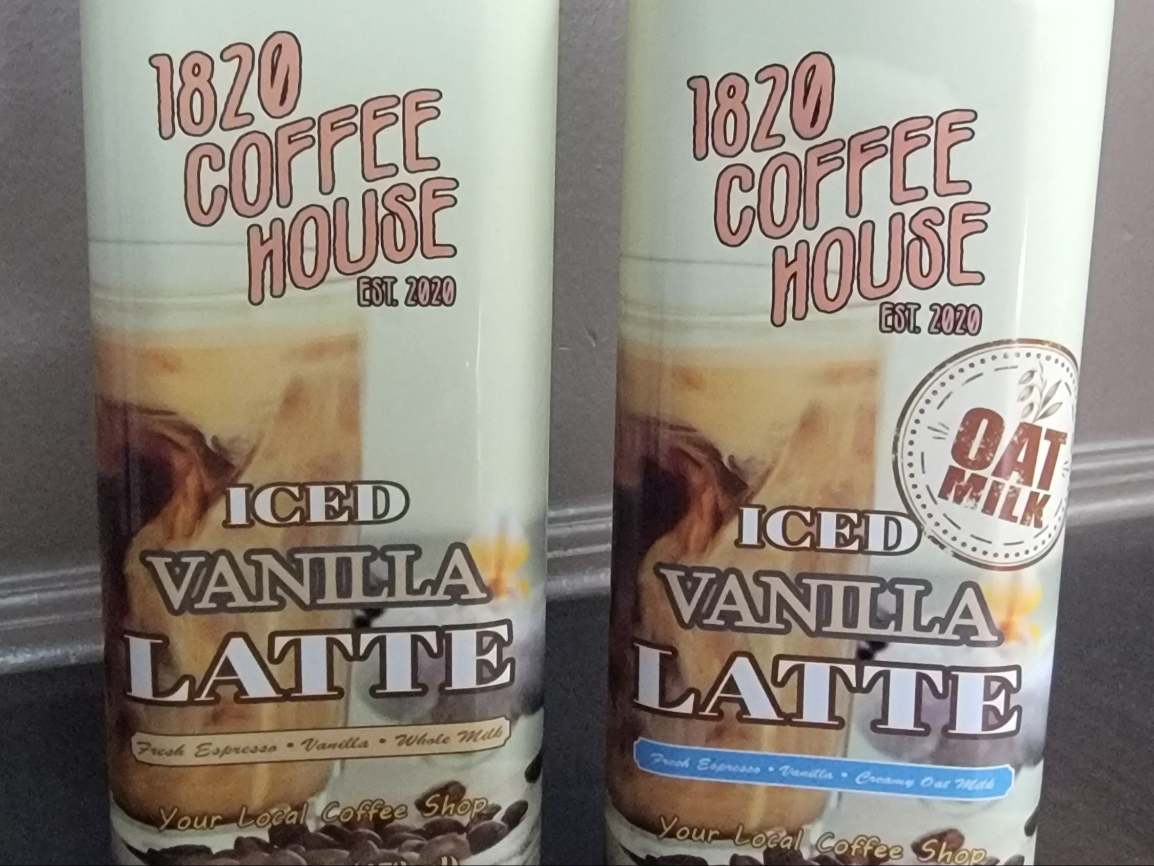 Iced Vanilla Latte (Whole Milk) 16 oz