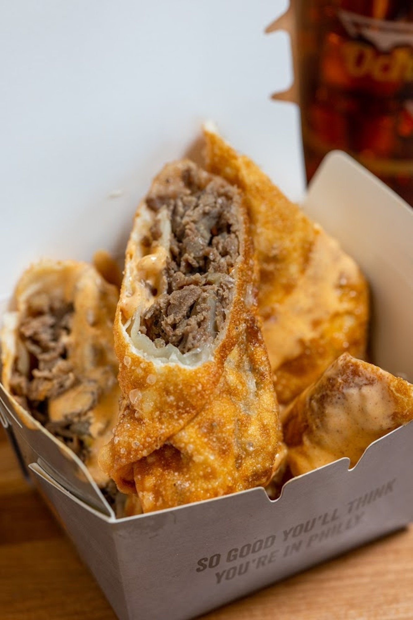 CHEESESTEAK EGG ROLLS