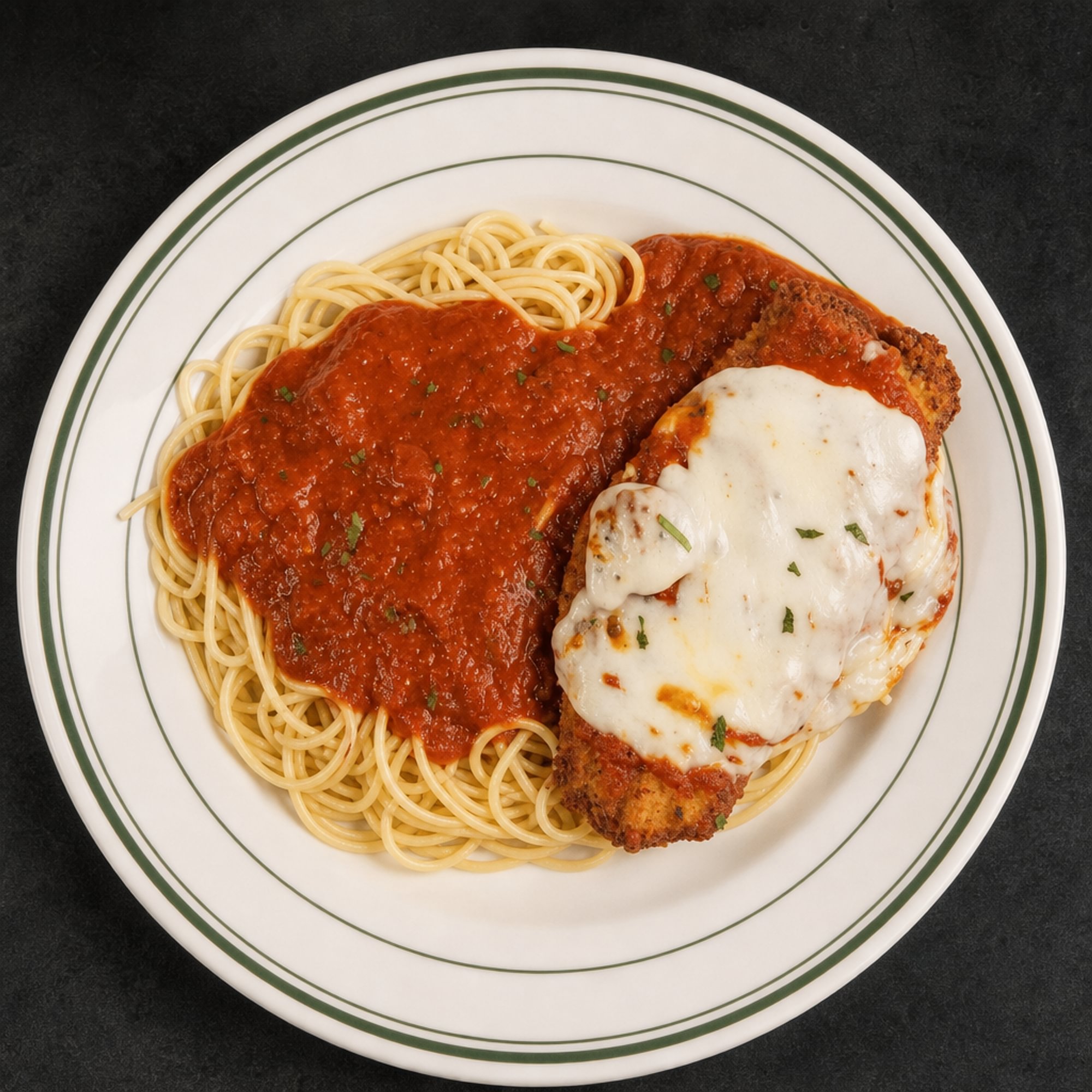 Eggplant Parmigiano Dinner Special