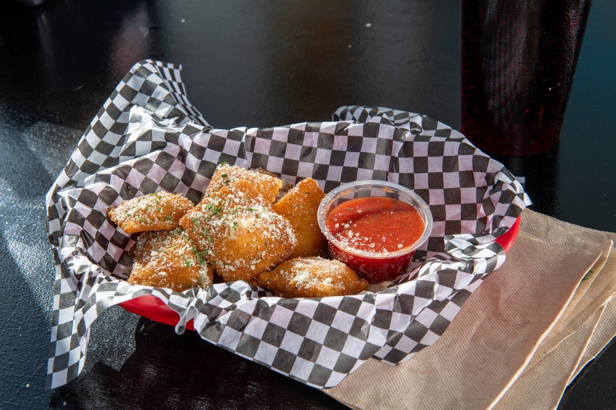 Fried Ravioli W/ Marinara