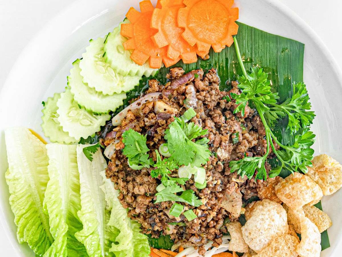 Larb Salad Ground Chicken