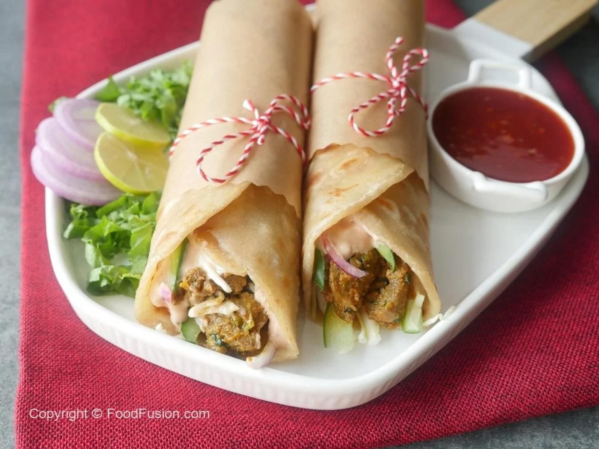 Lamb Paratha Roll