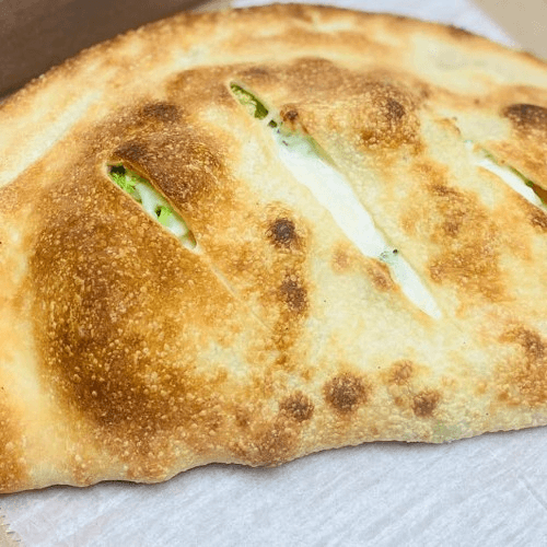 Broccoli Chicken Alfredo Calzone