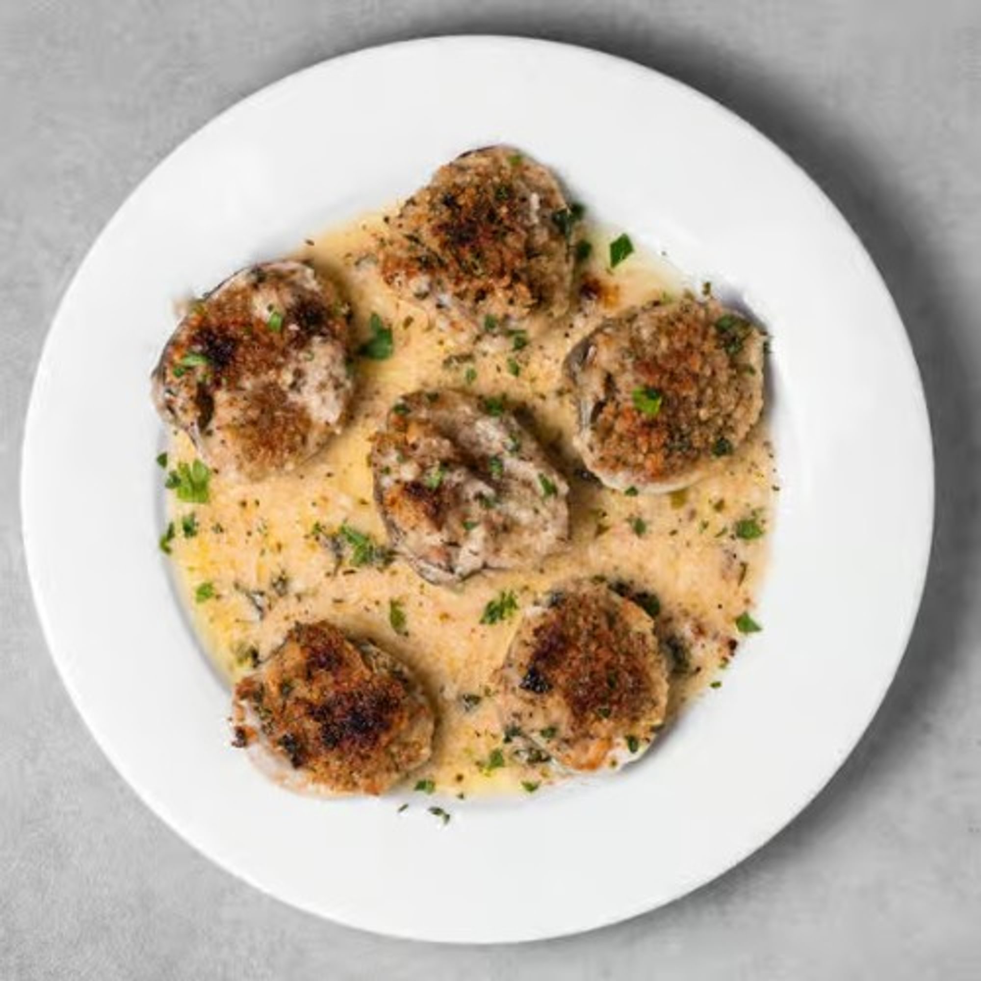 Baked Clams Oreganata
